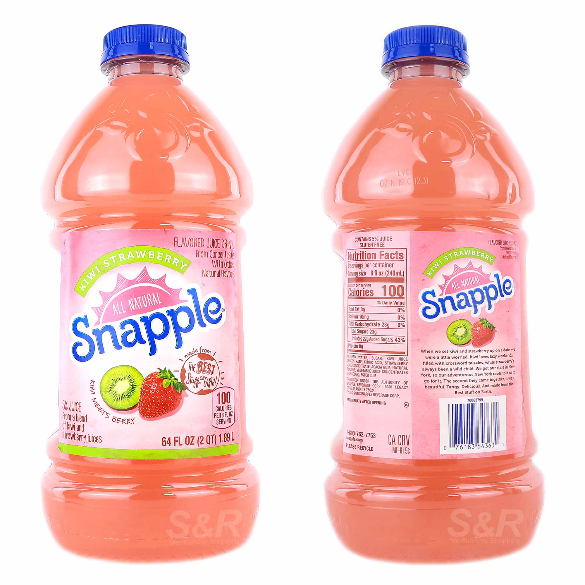 SNAPPLE APPLE Kiwi Strawberry 591ML