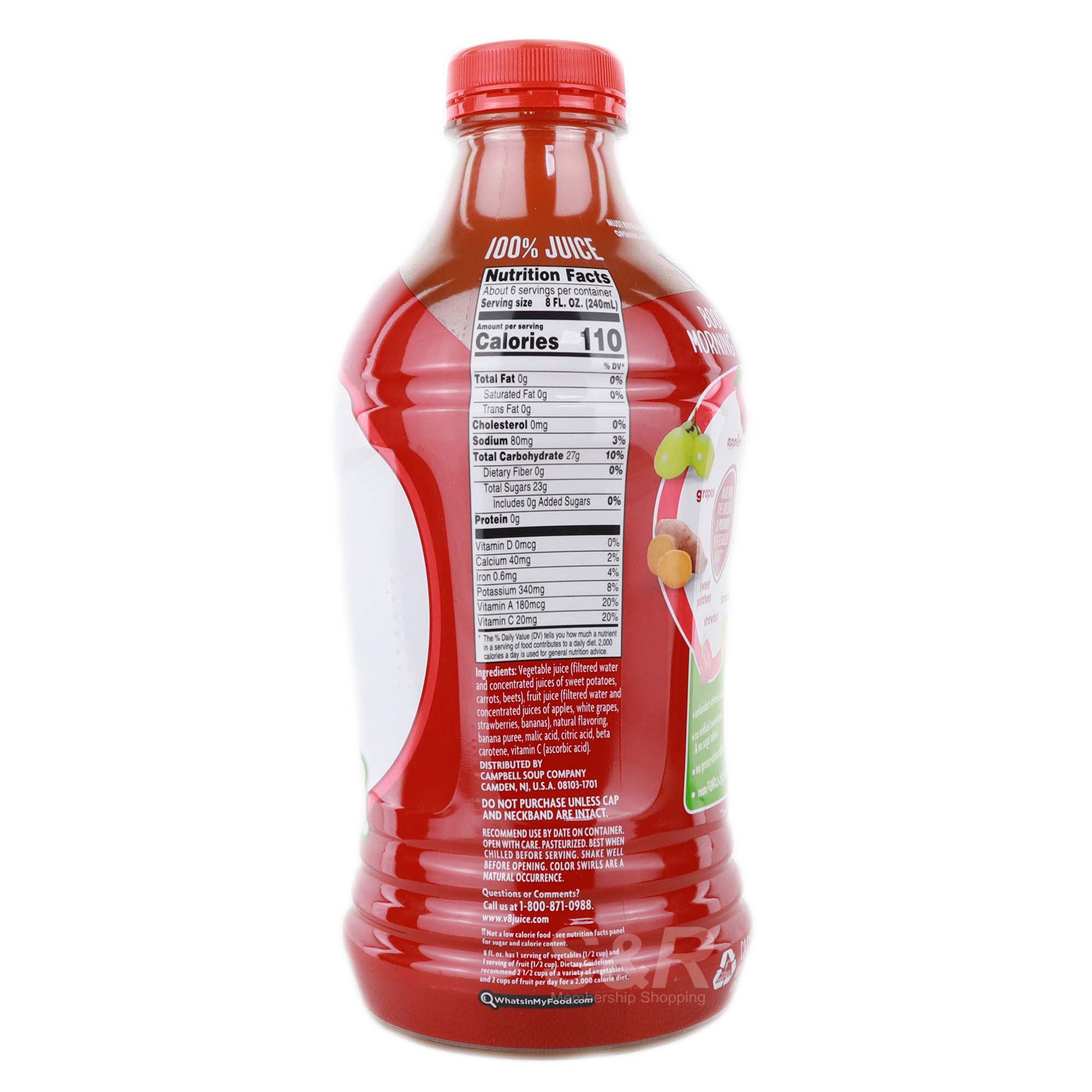 V8 V-Fusion Strawberry Banana
