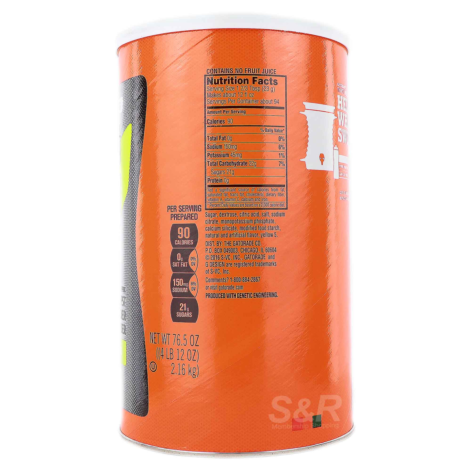 Gatorade Thirst Quencher LemonLime Powder Mix 2.16kg