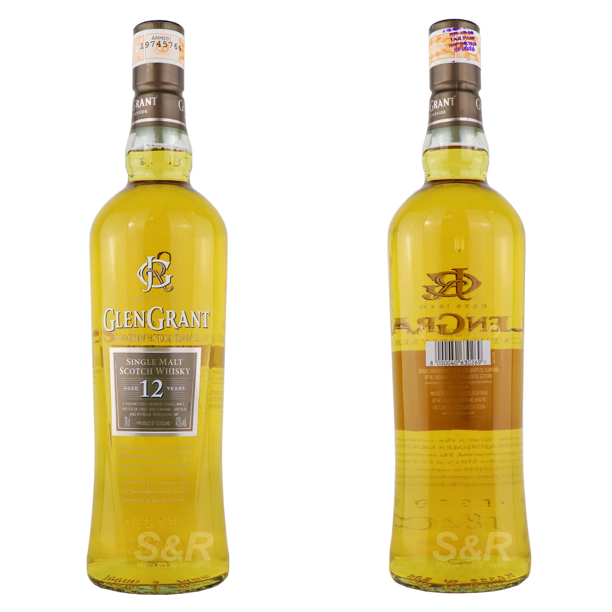 Glen Grant 12 YO Single Malt