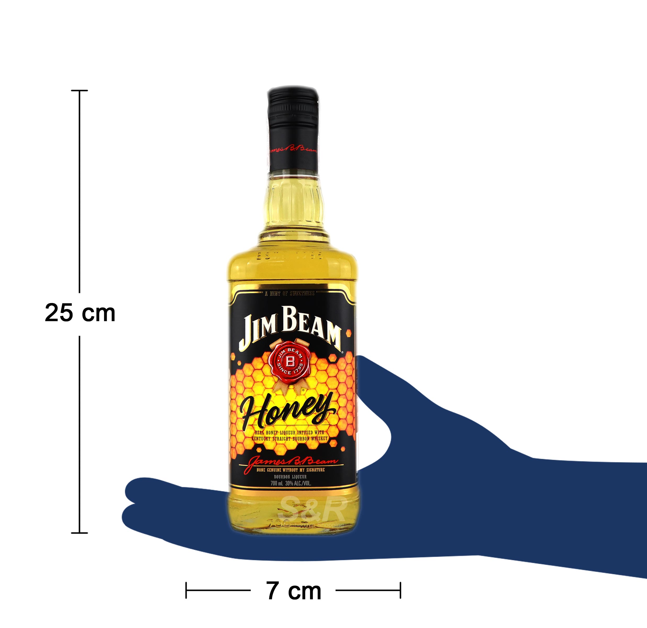 Jim Beam Honey Bourbon Liqueur 700mL