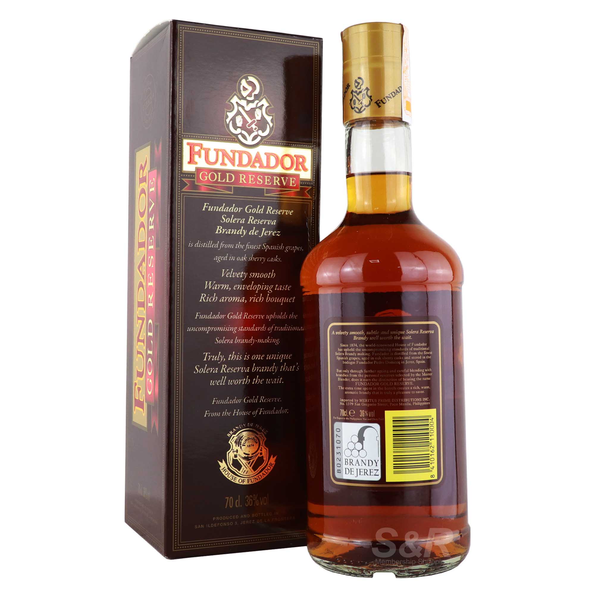Fundador Gold Reserve Brandy Solera 700mL