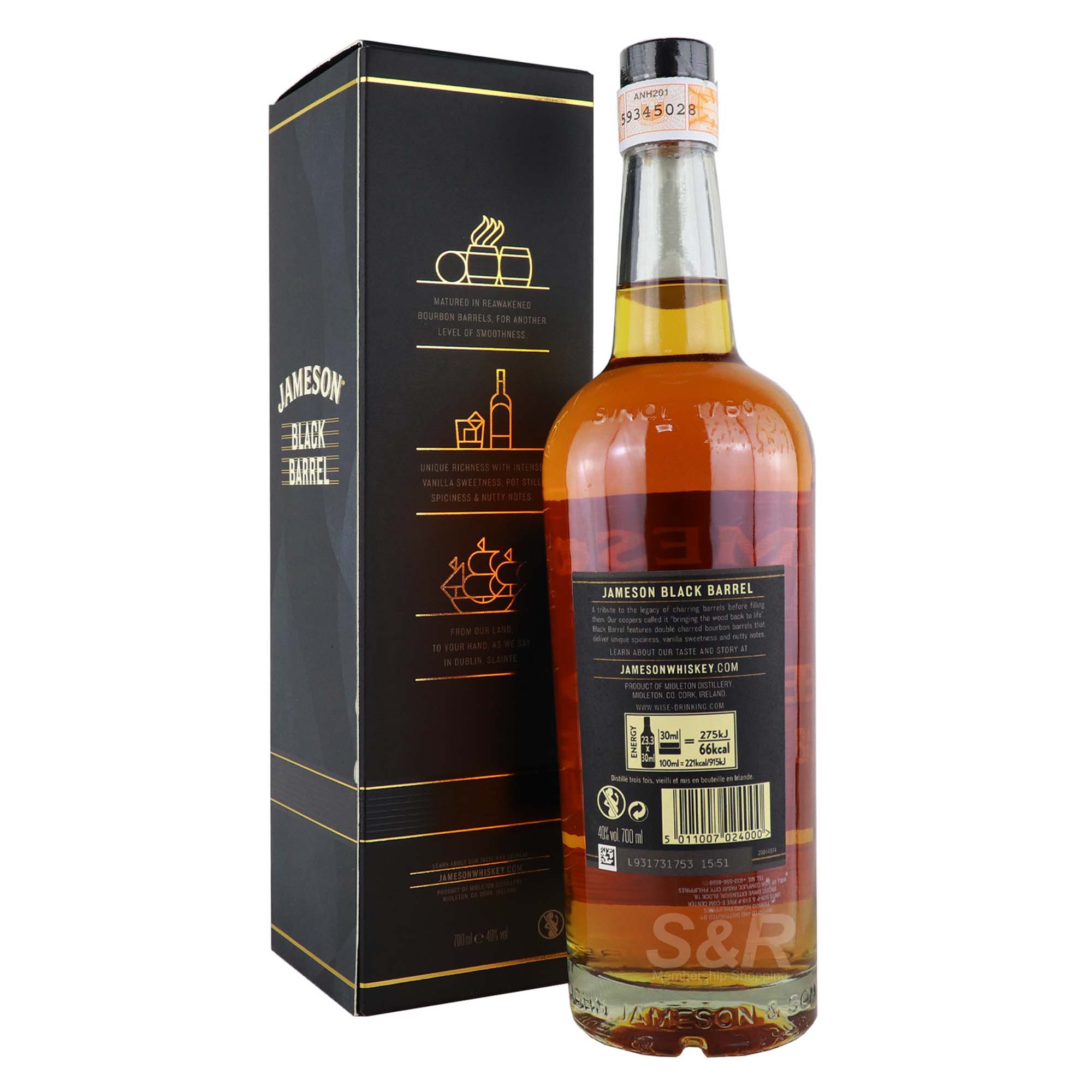 Jameson Black Barrel Triple Distilled