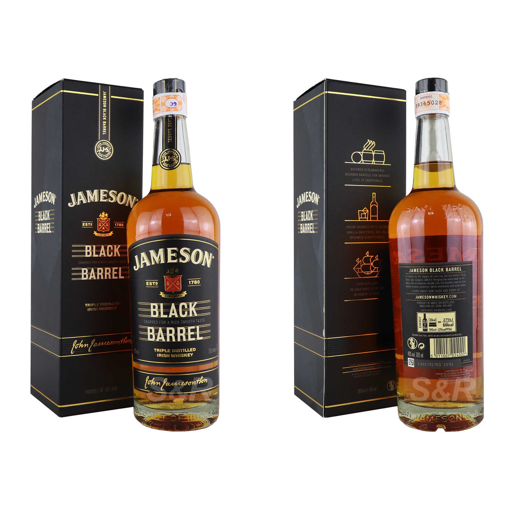 Jameson Black Barrel Triple Distilled
