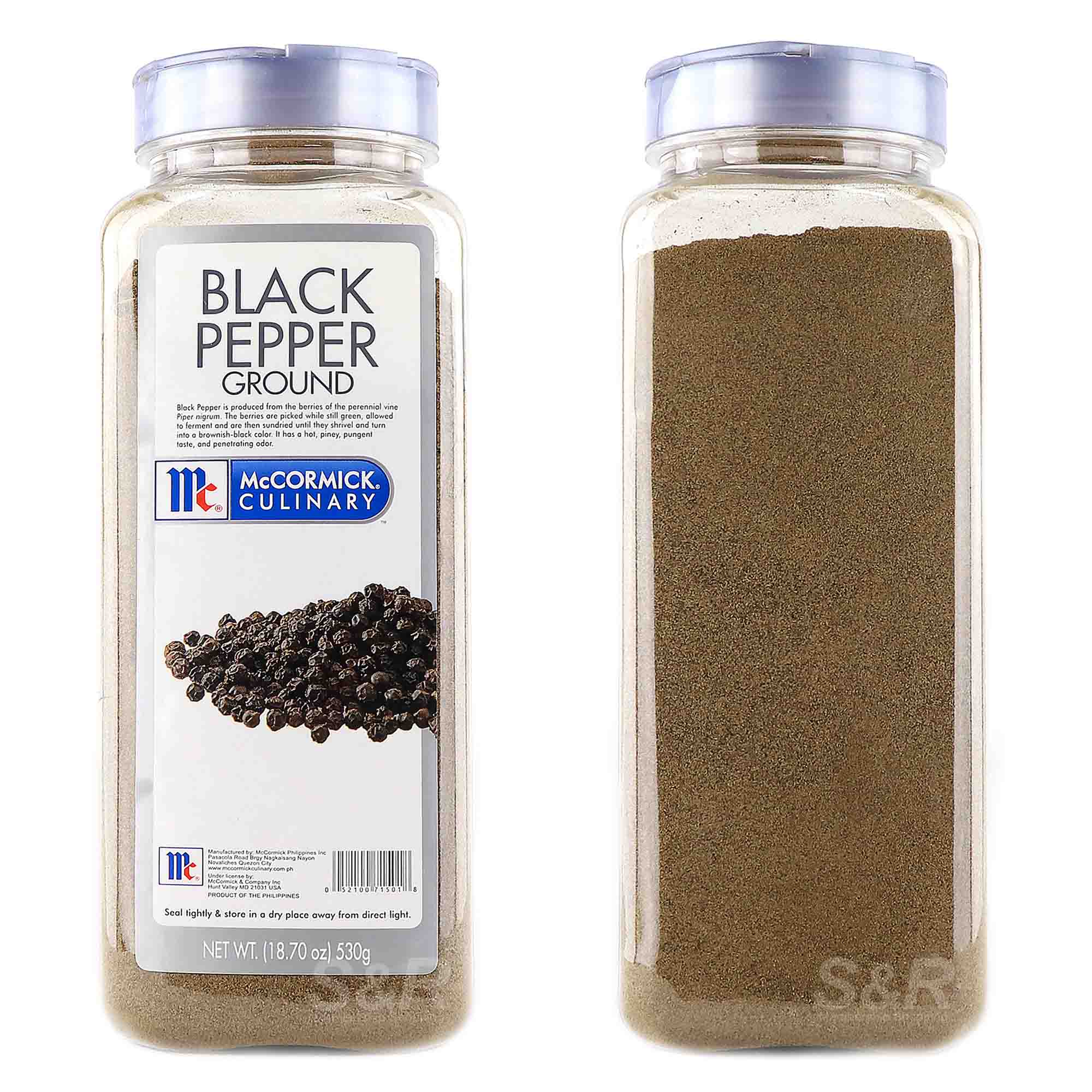 McCormick Culinary Black Pepper Ground 530g