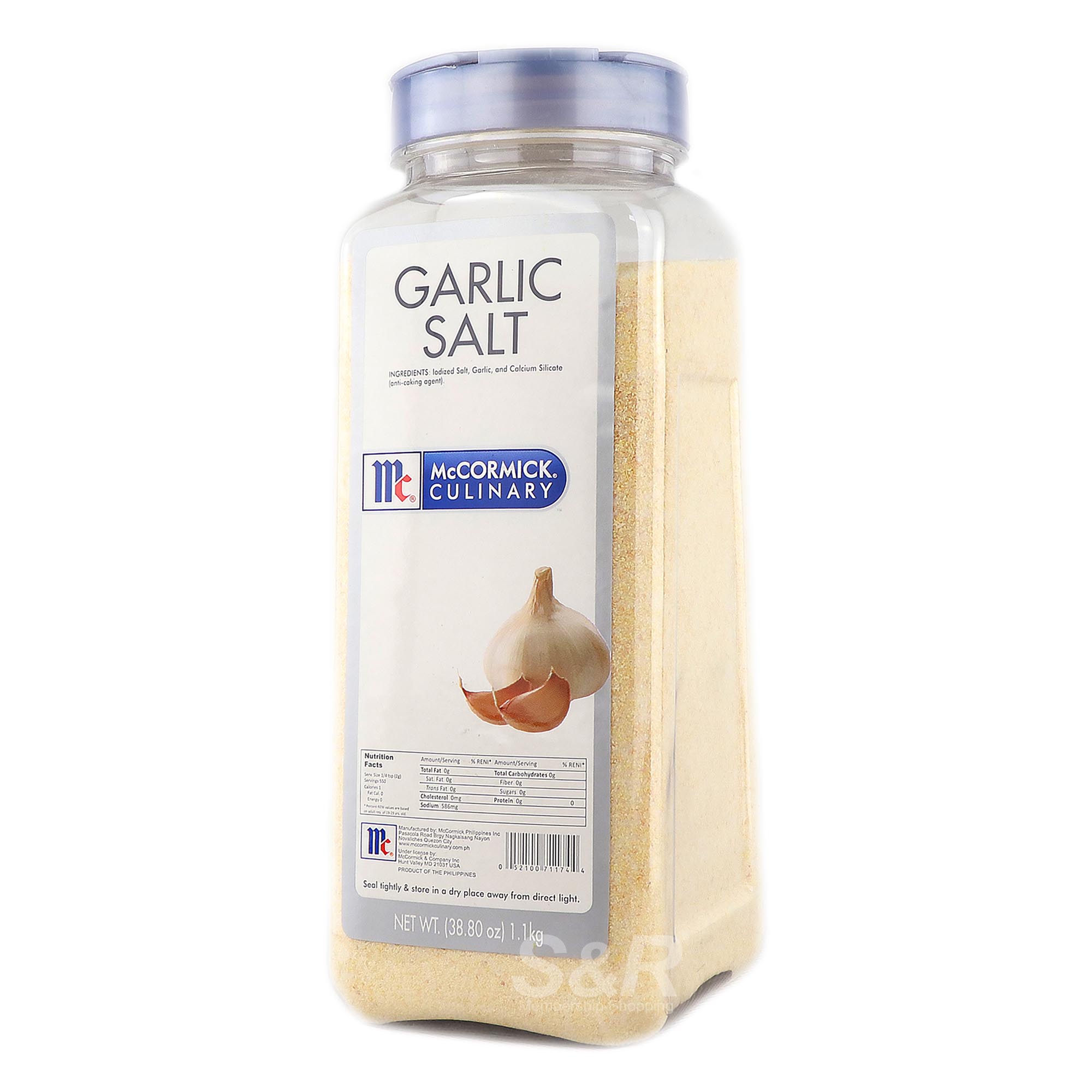McCormick Culinary Garlic Salt Seasoning 1.1kg