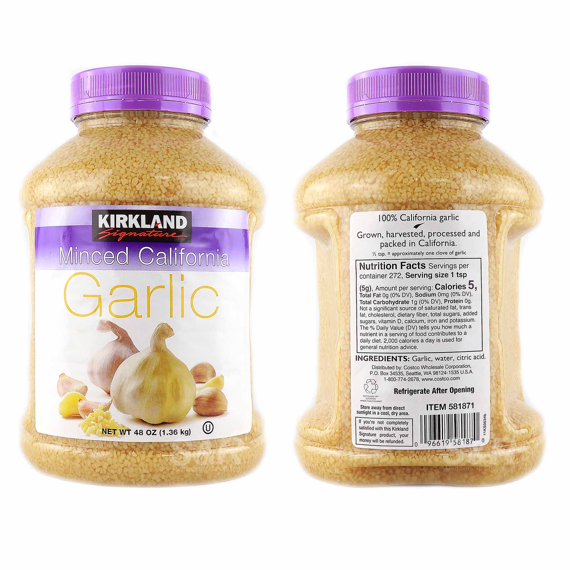 Minced California Garlic