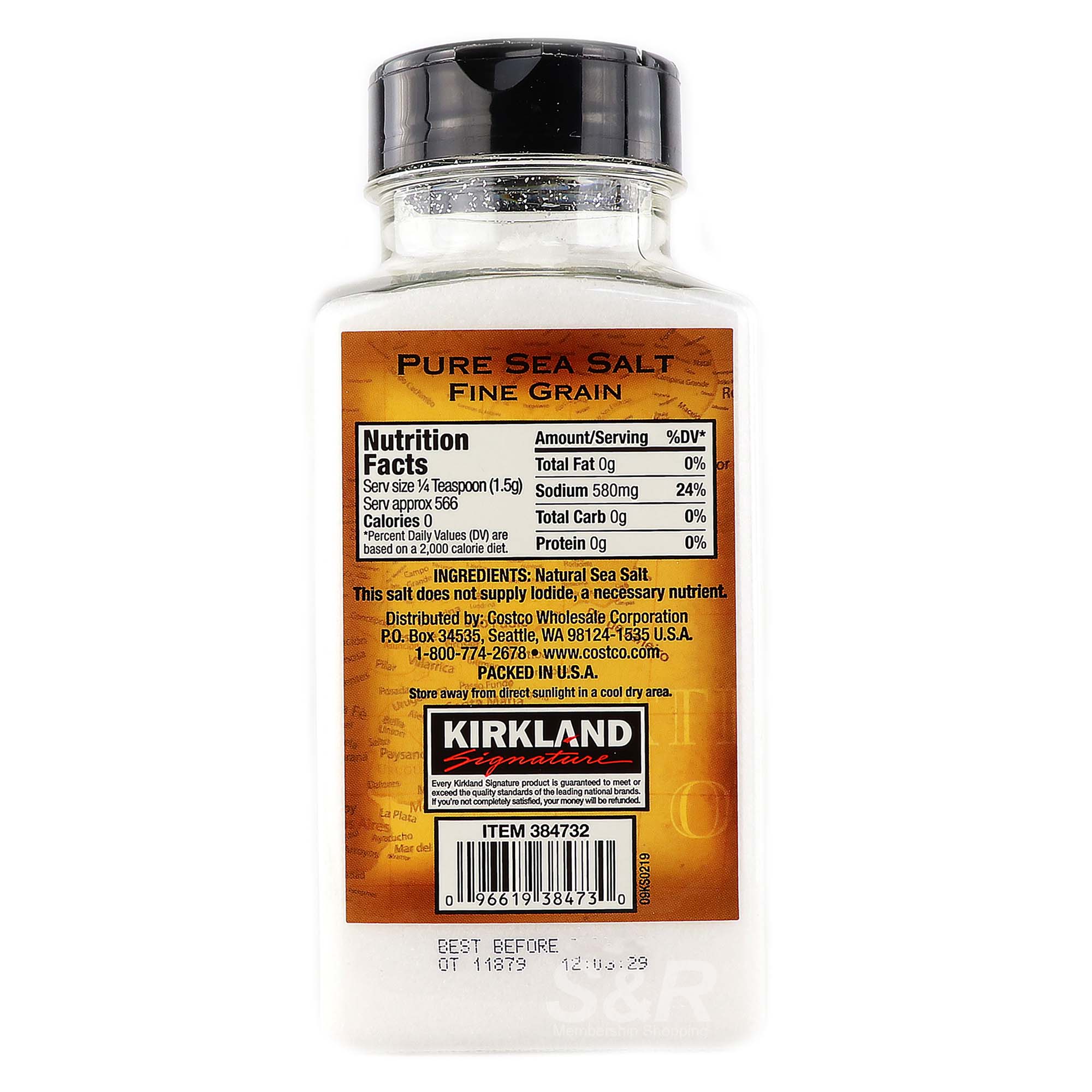 Kirkland Signature Pure Sea Salt