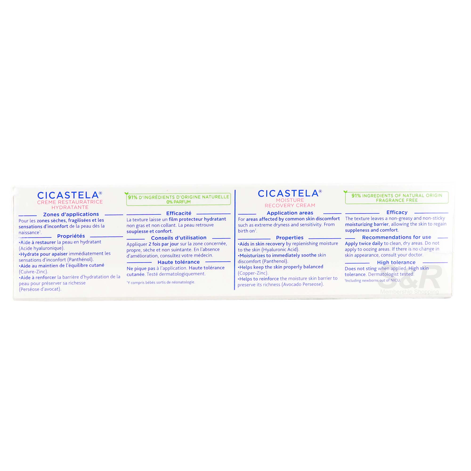 Mustela Cicastela Moisture Recovery