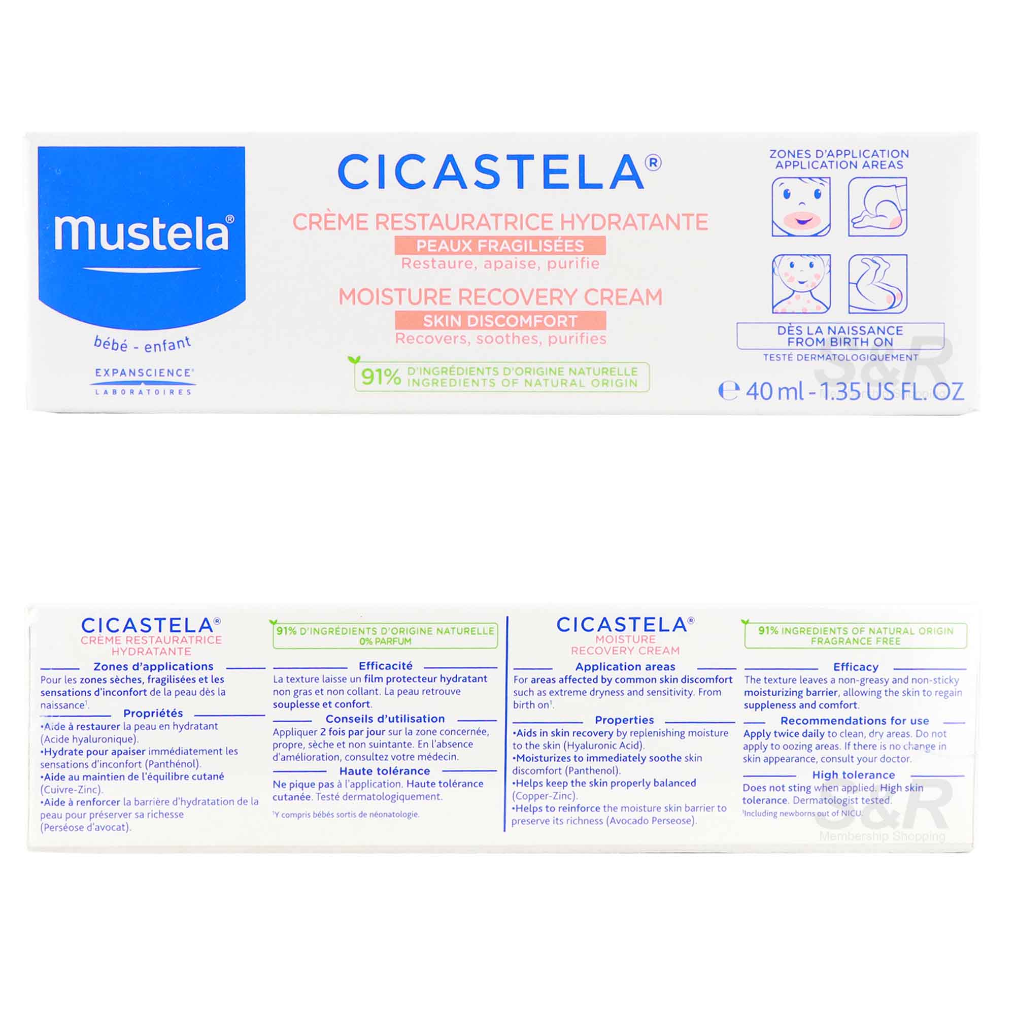 Mustela Cicastela Moisture Recovery