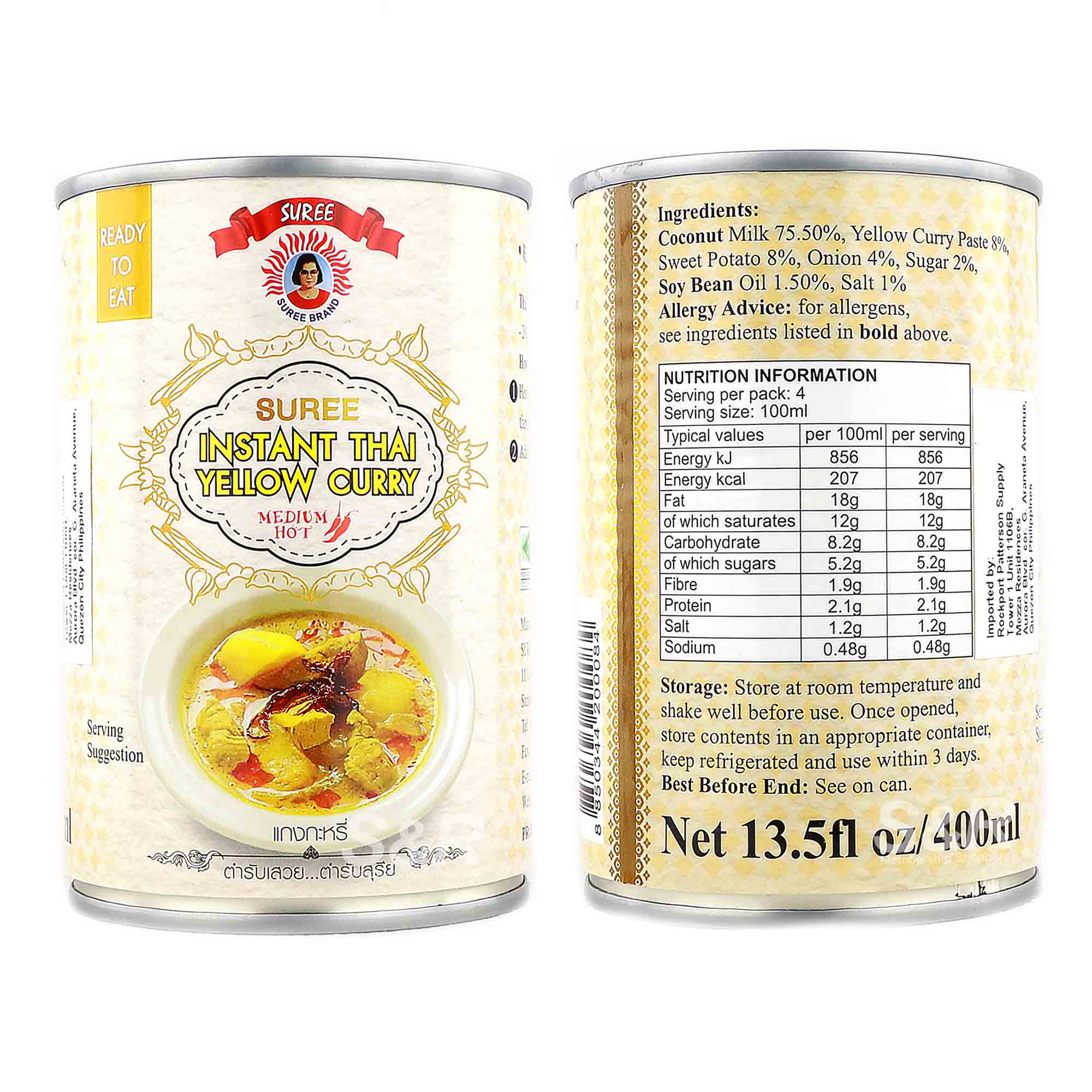 Suree Thai Yellow Curry
