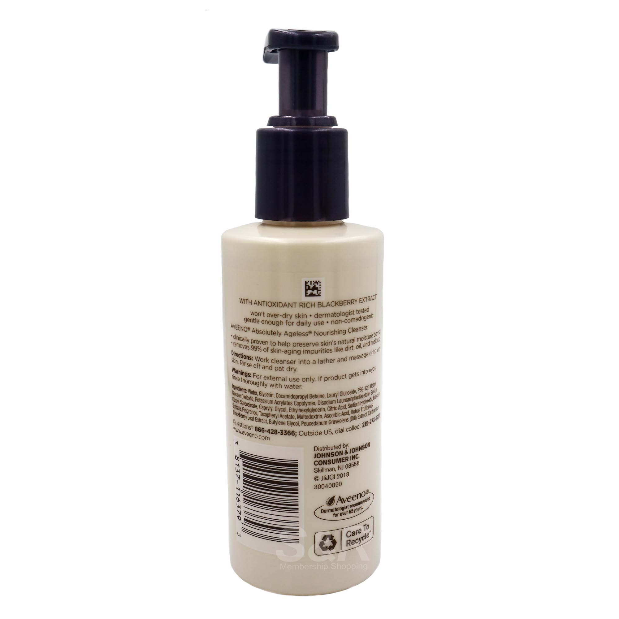 Aveeno Absolutely Ageless Nourishing Cleanser
