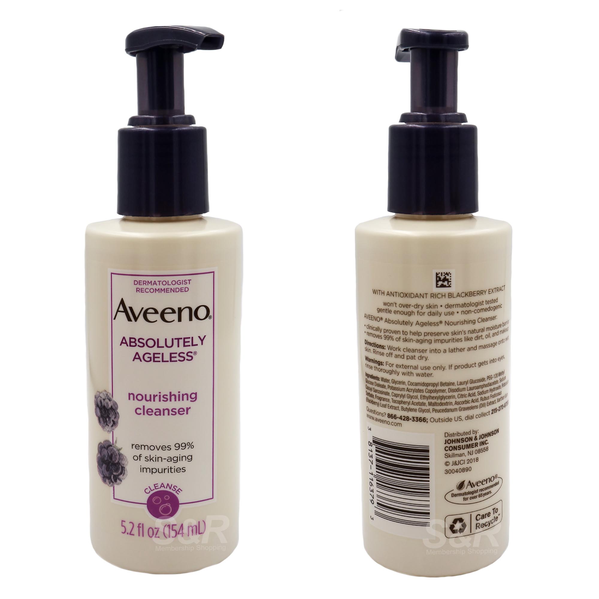 Aveeno Absolutely Ageless Nourishing Cleanser