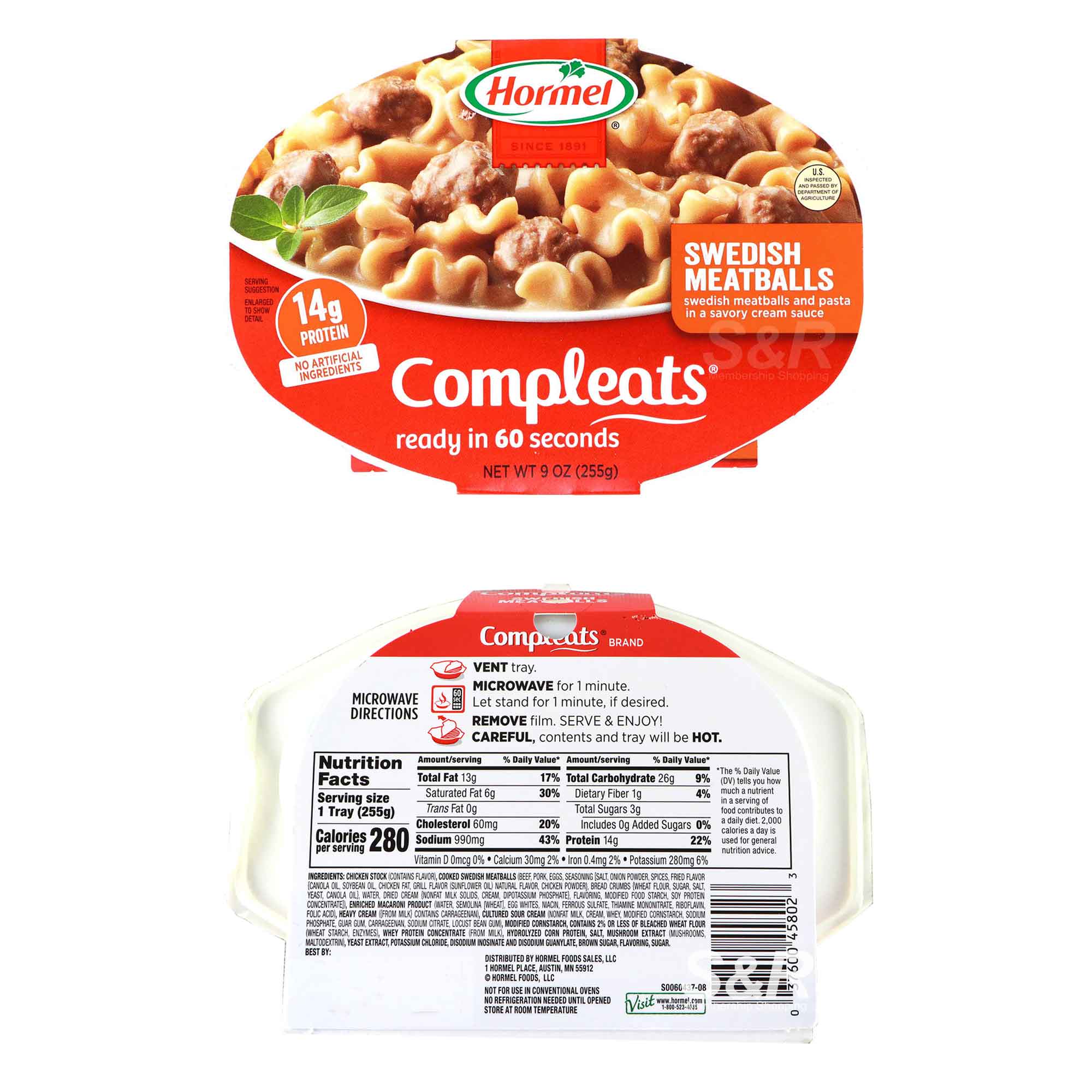 Compleats Instant Meatball Meal