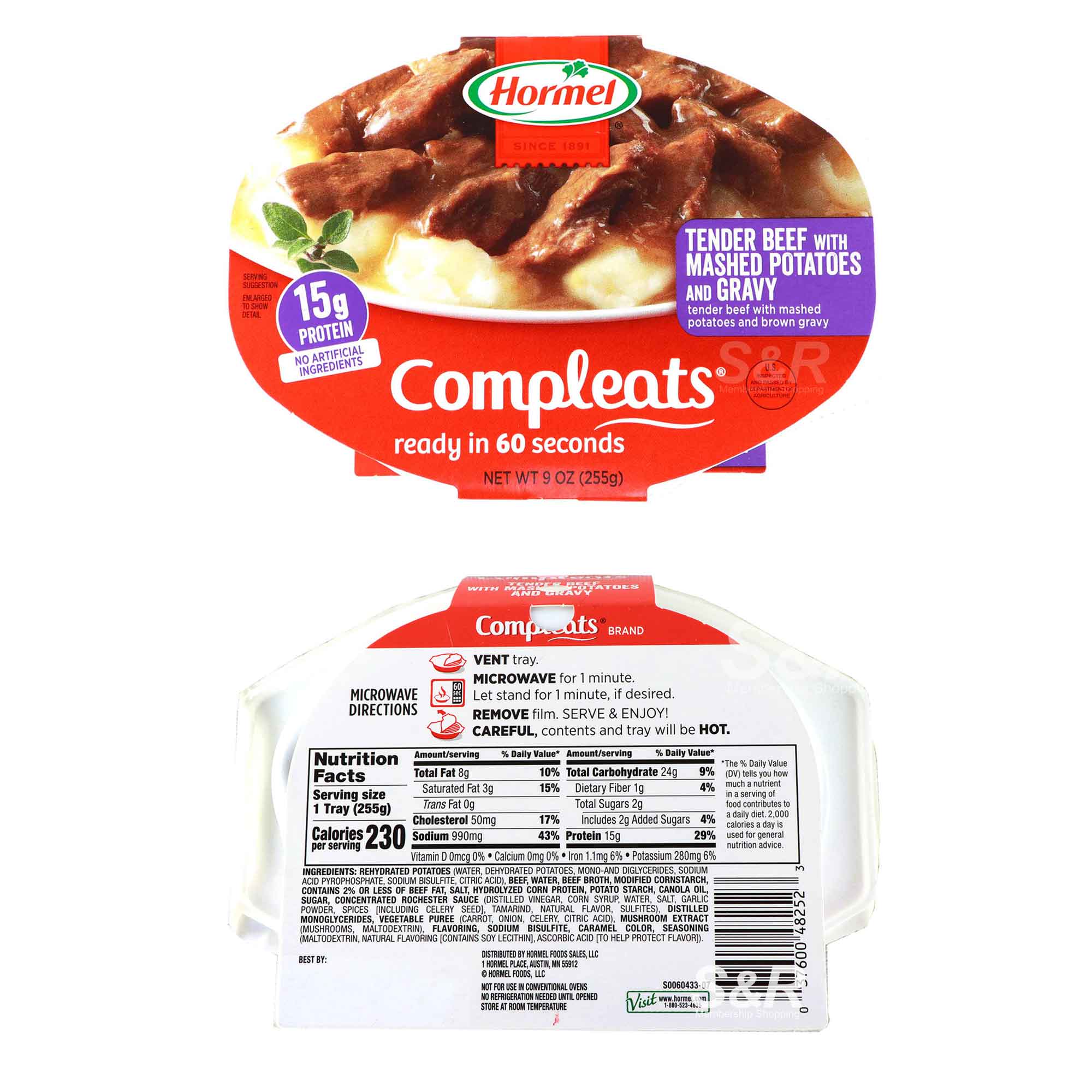 Compleats Instant Tender Beef