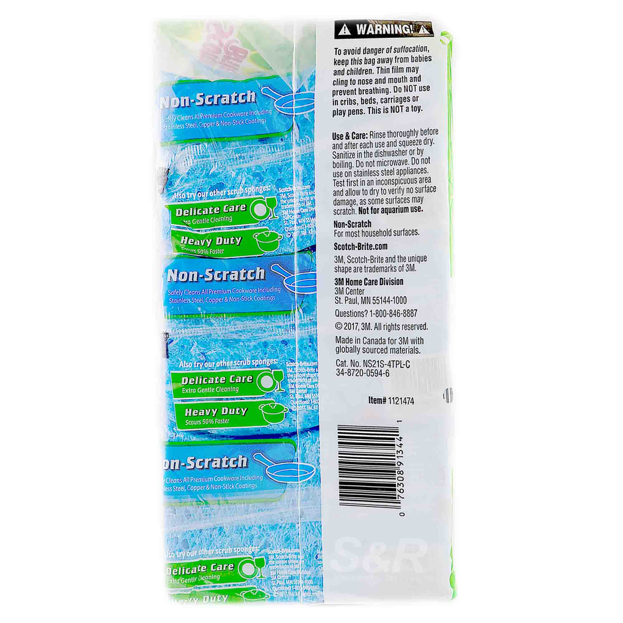 Scotch-Brite Non-Scratch Scrub Sponges