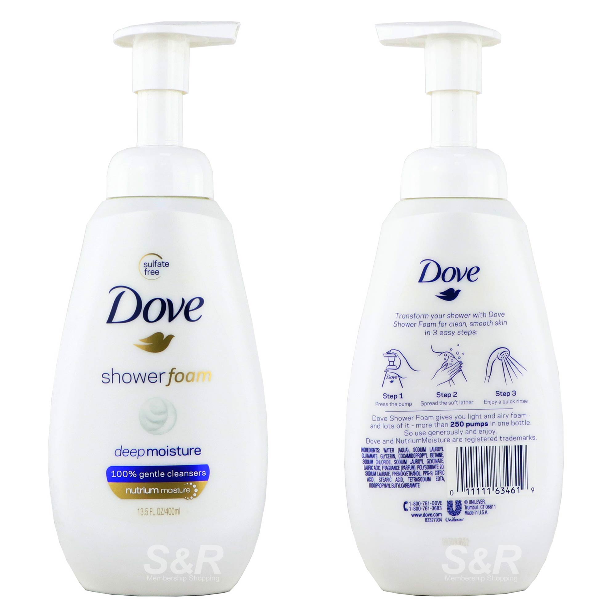 Dove Deep Moisture Shower Foam 400mL