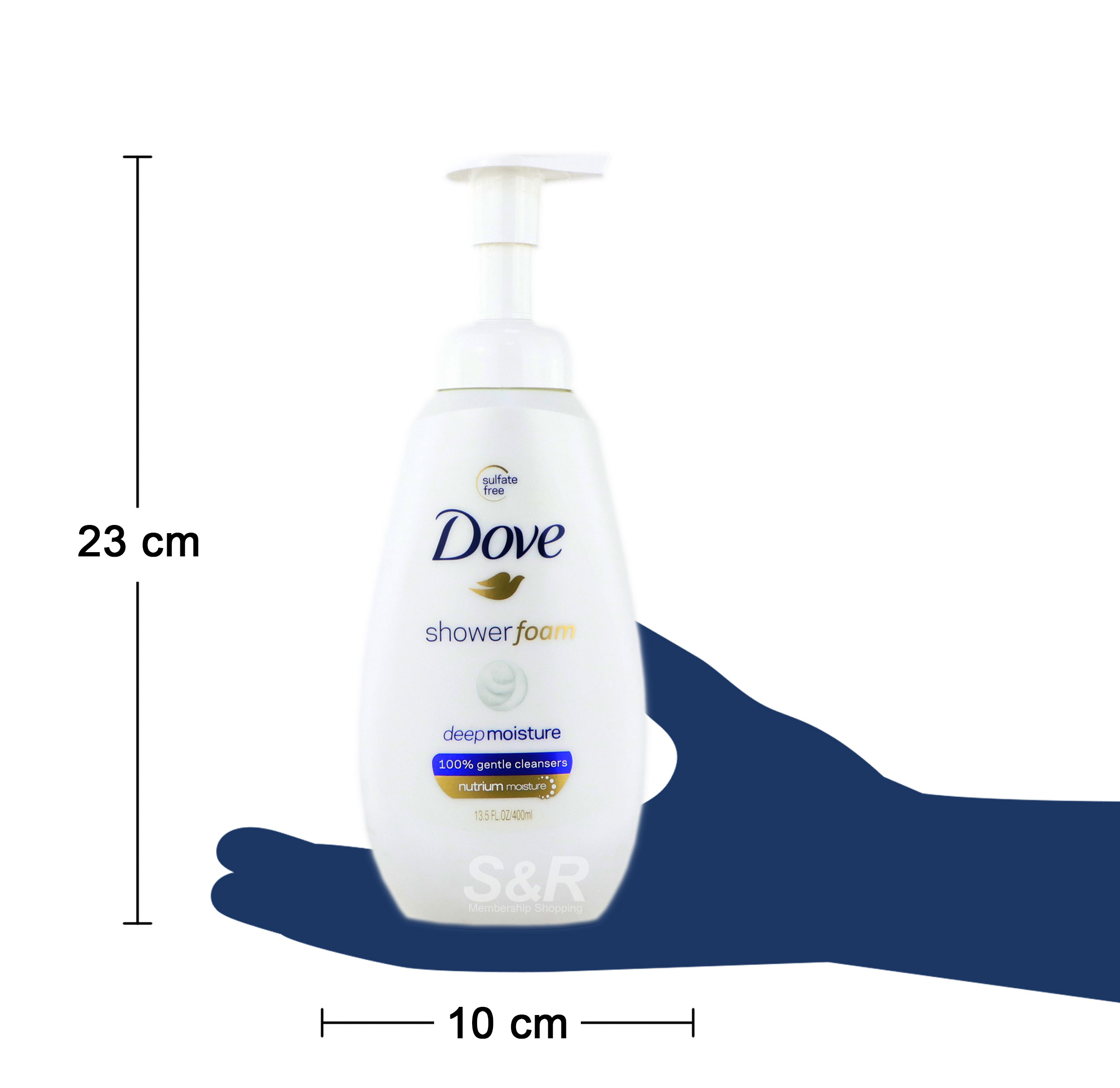 Dove Deep Moisture Shower Foam 400mL