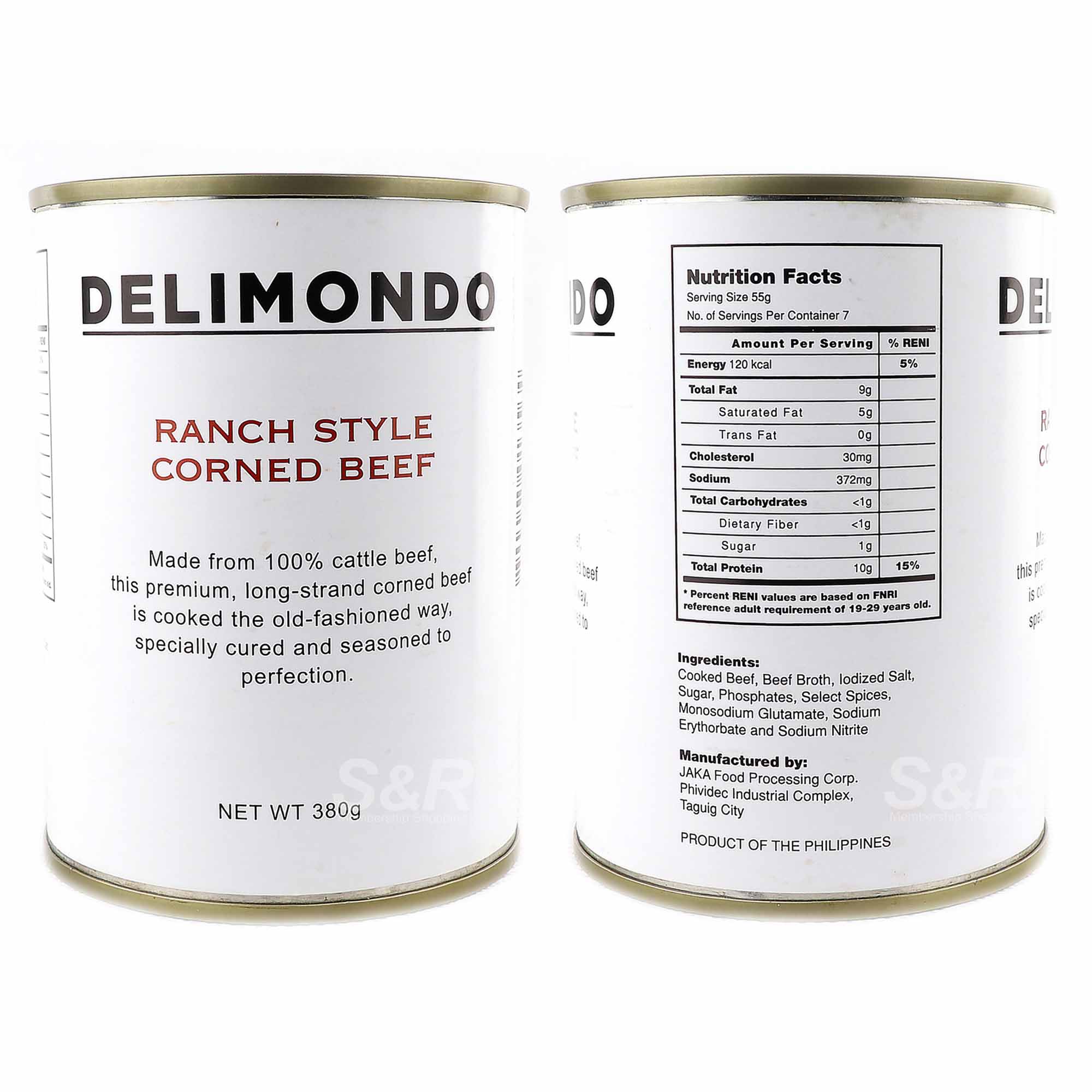 Delimondo Ranch Style Corned Beef 380g