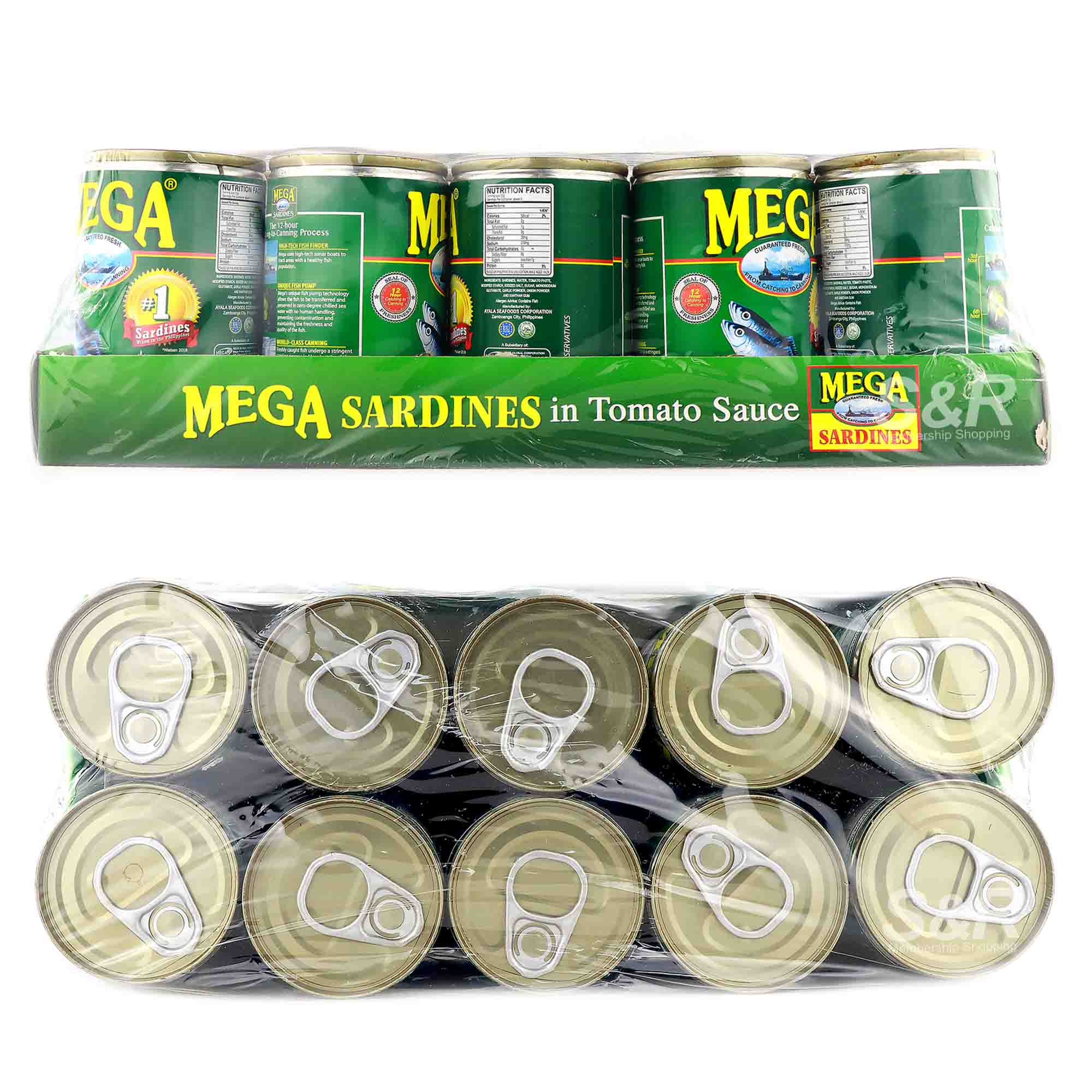 Mega Sardines in Tomato Sauce 10 cans
