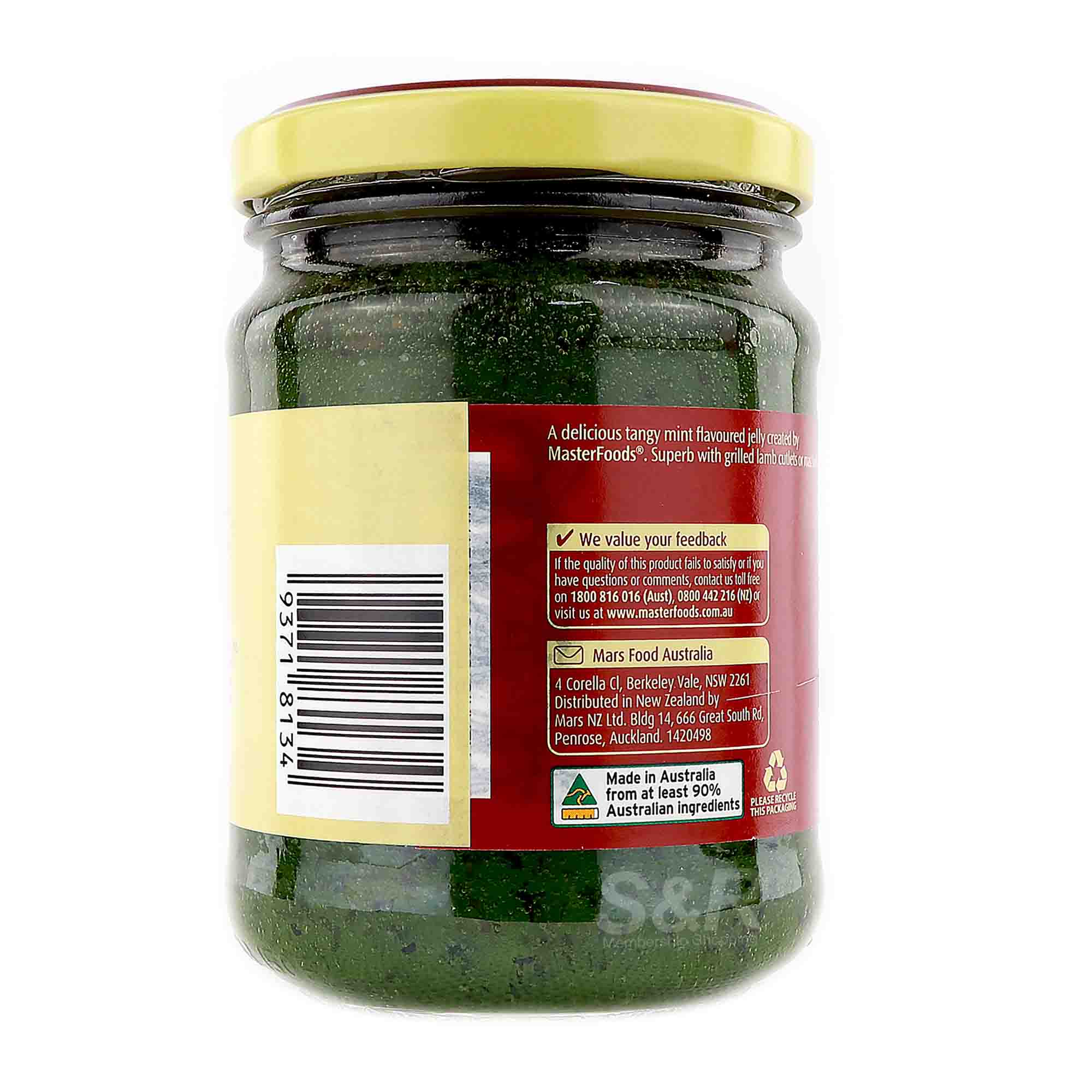 Masterfoods Mint Jelly Sauce