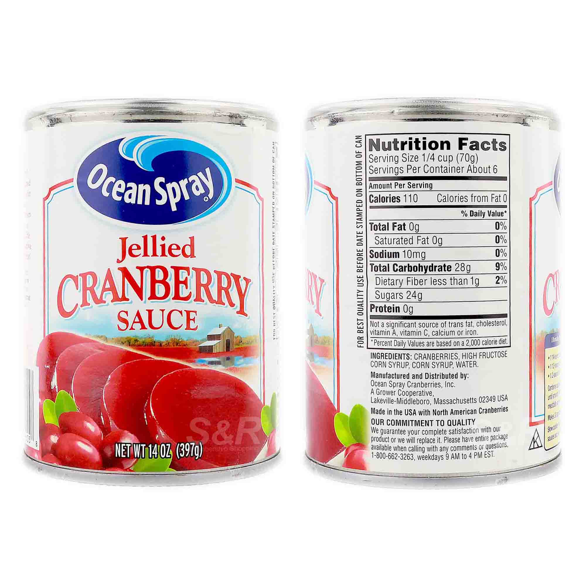 Ocean Spray Jellied Cranberry Sauce 397g