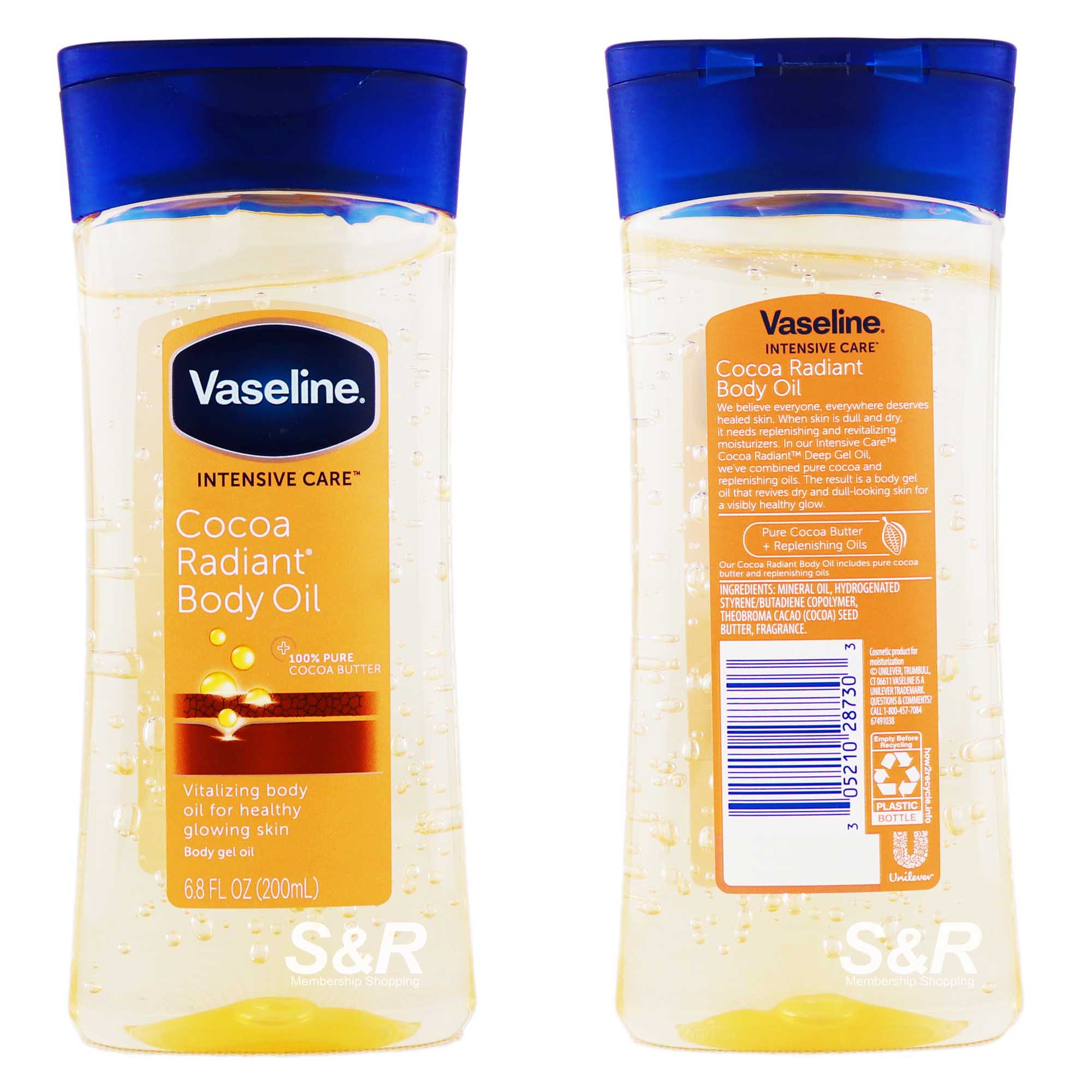 Vaseline Cocoa Radiant Body Oil 200mL