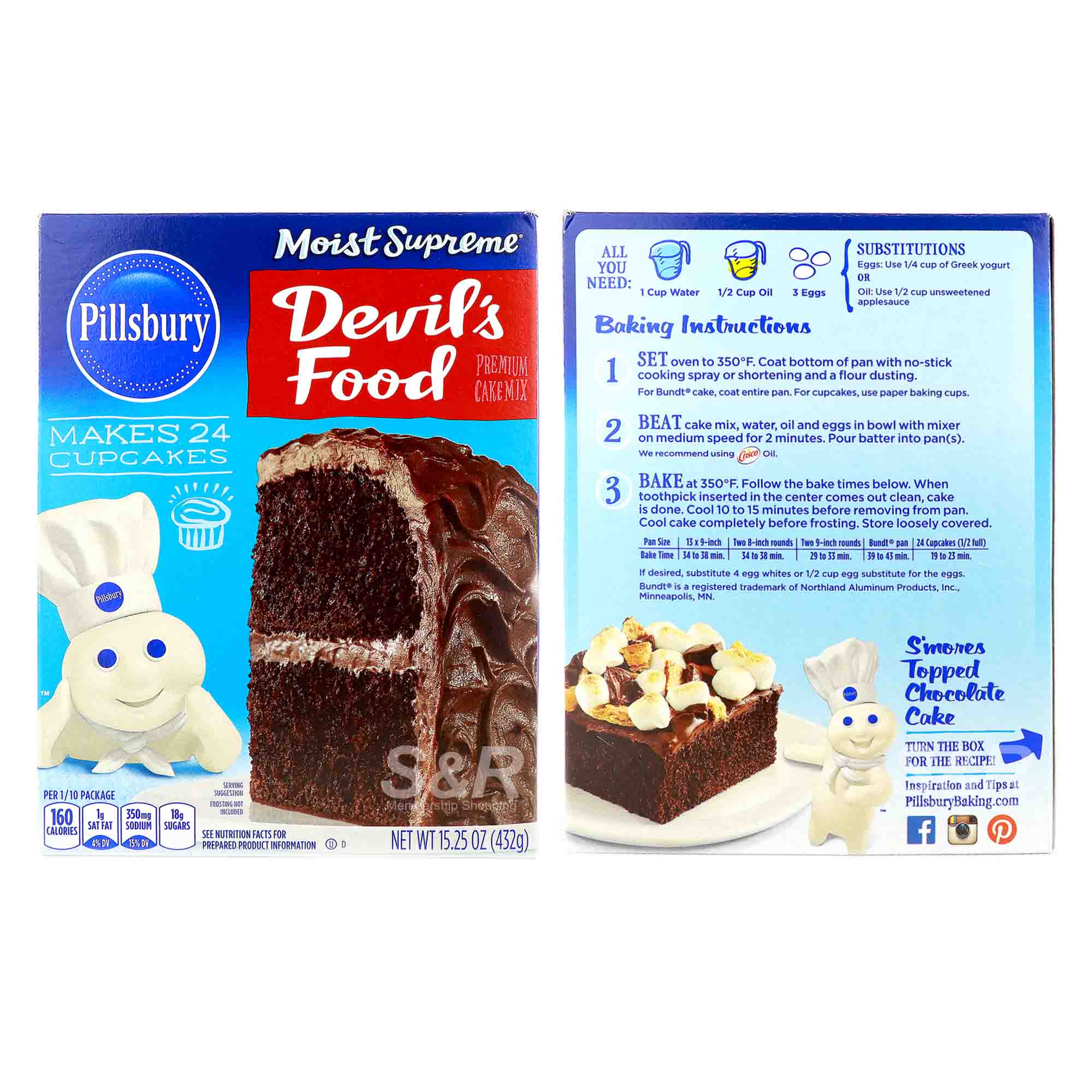 Pillsbury Devil's Food Premium Cake Mix