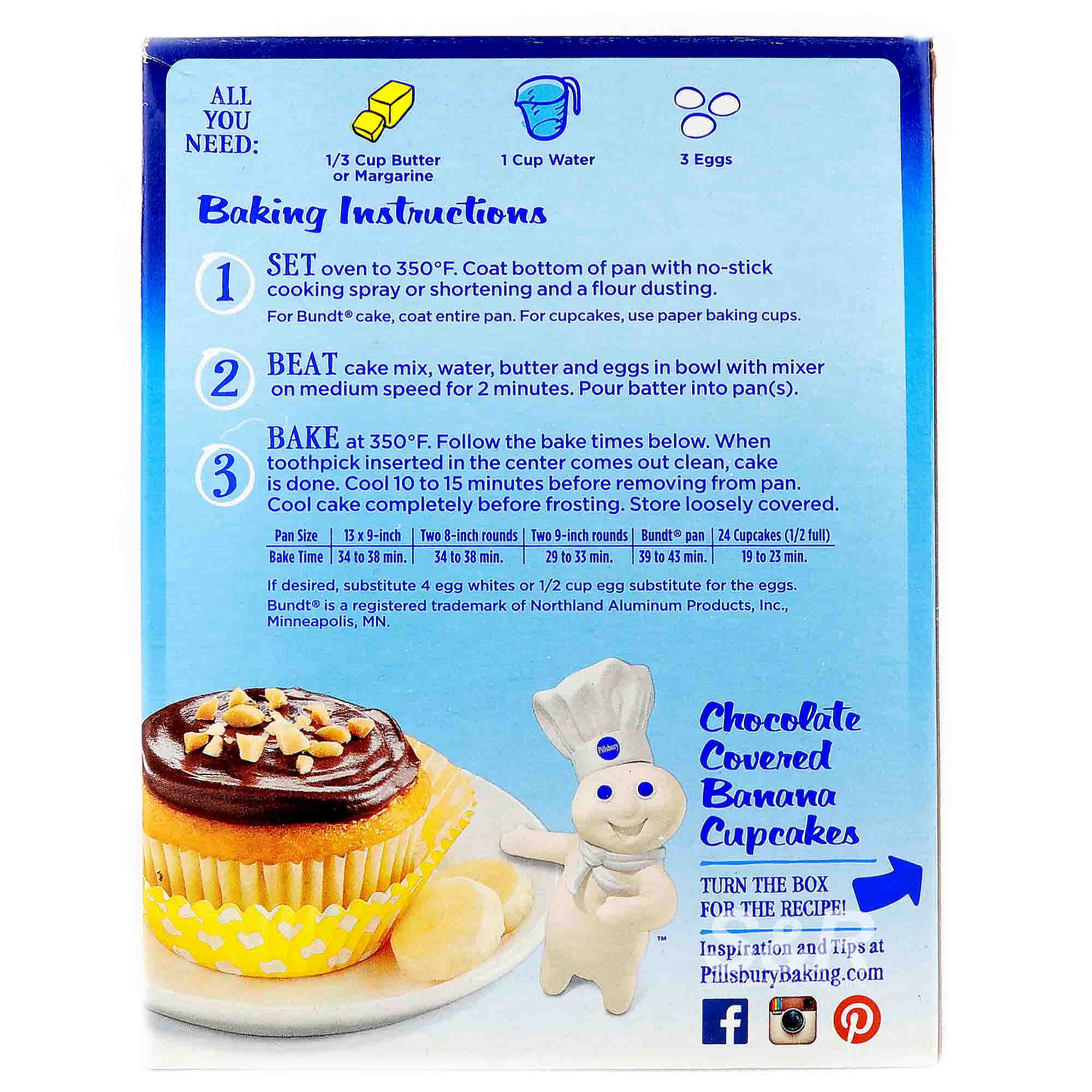 Pillsbury Golden Butter Premium Cake Mix