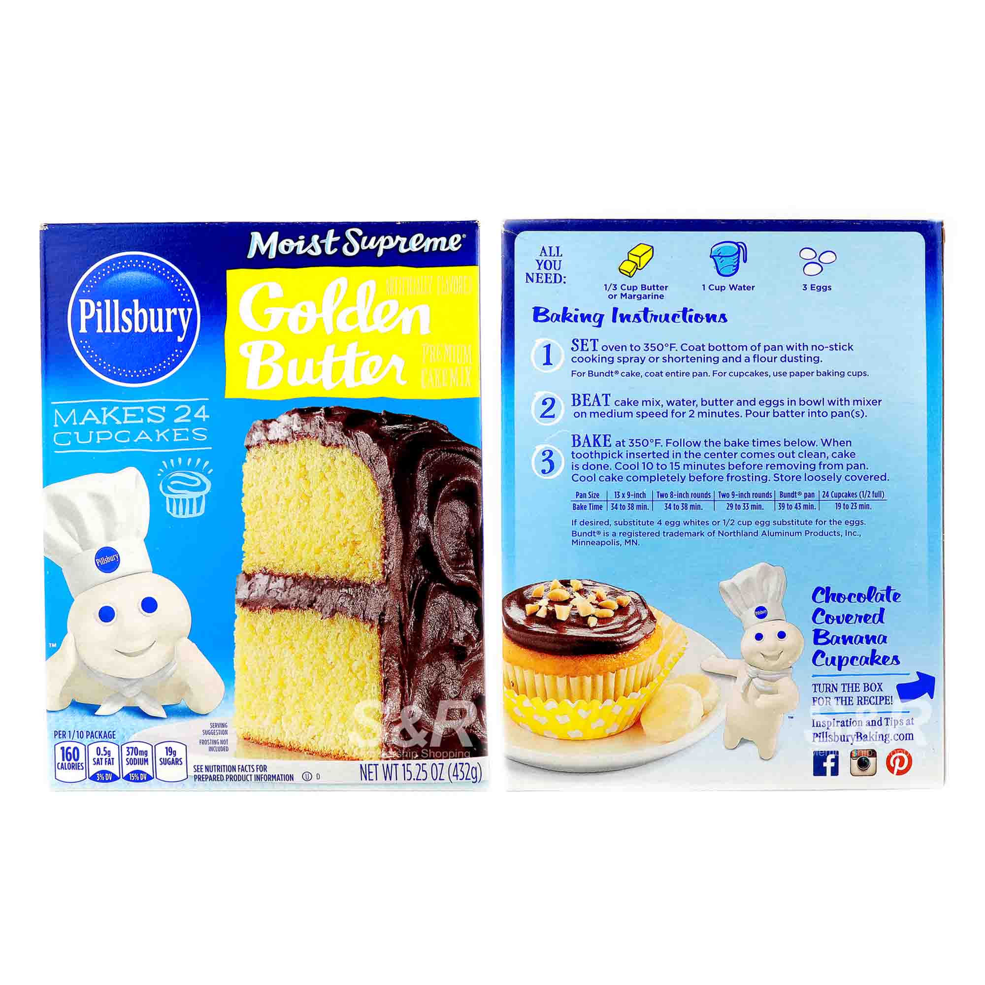 Pillsbury Golden Butter Premium Cake Mix