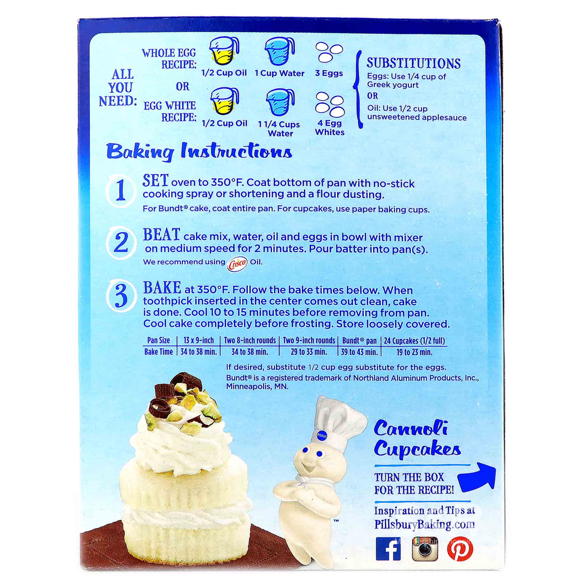 Pillsbury White Premium Cake Mix