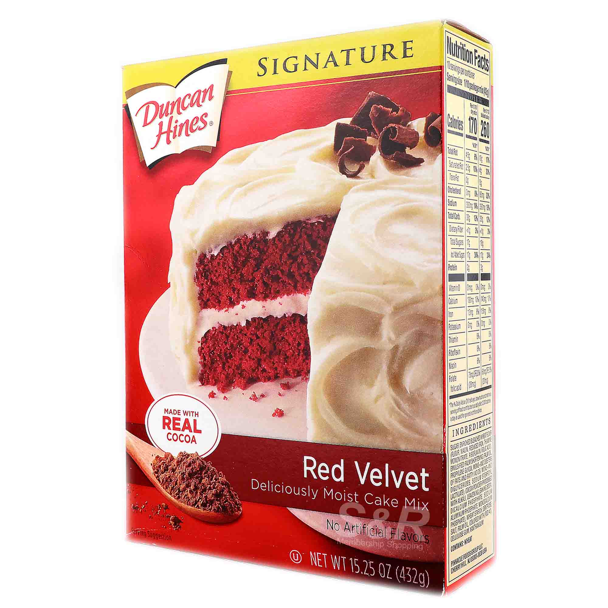 Duncan Hines Red Velvet Deliciously Moist Cake Mix