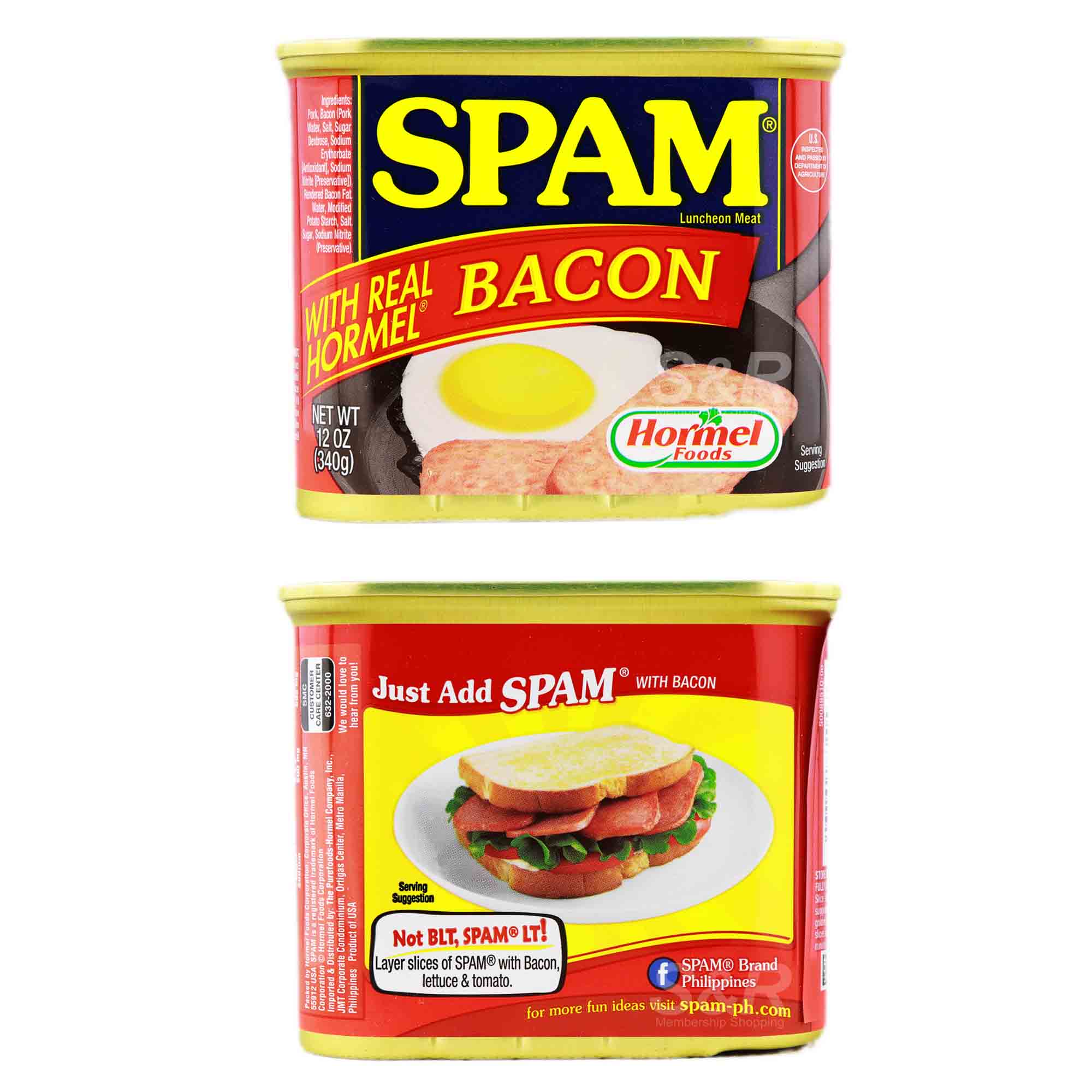 SPAM Real Hormel Bacon