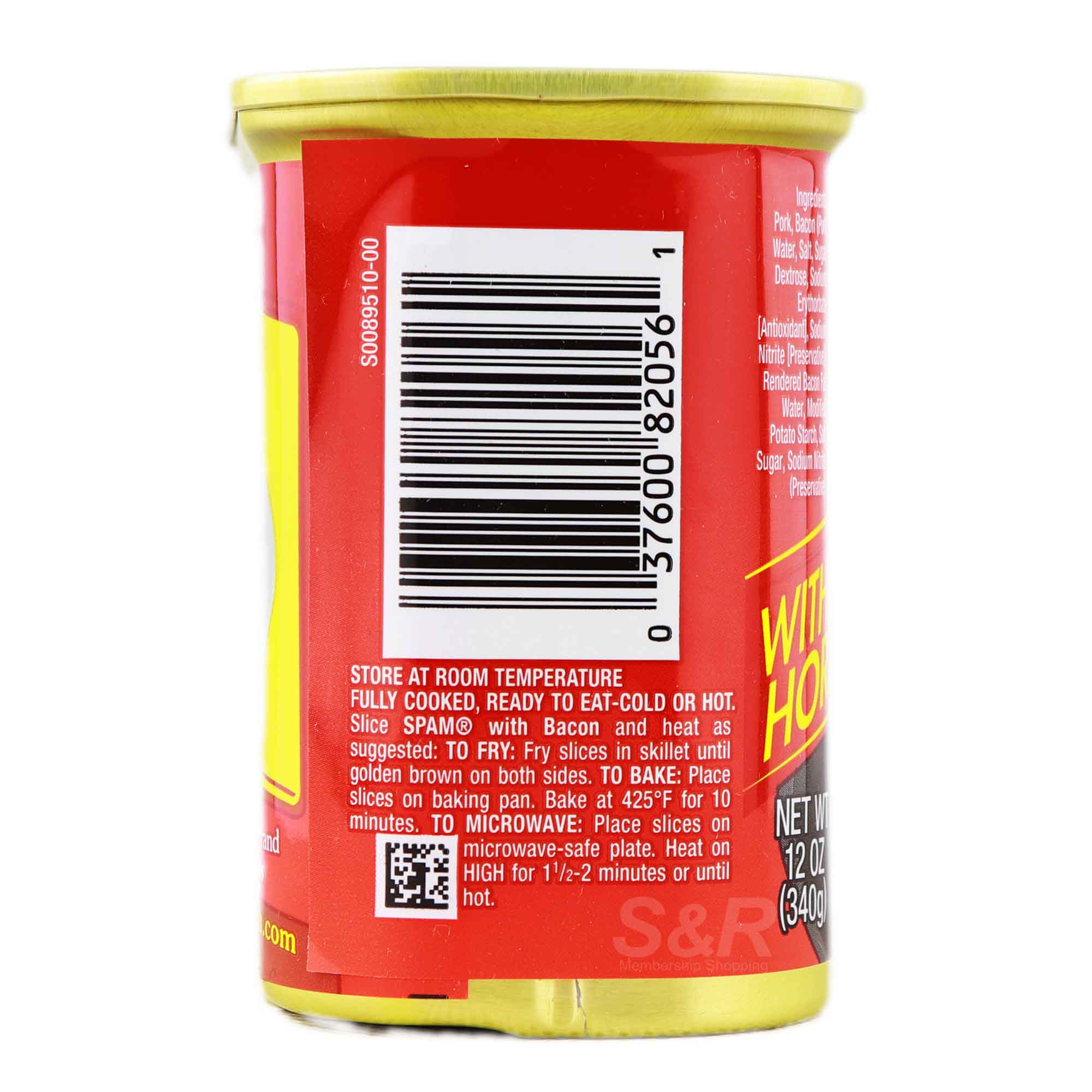SPAM Real Hormel Bacon