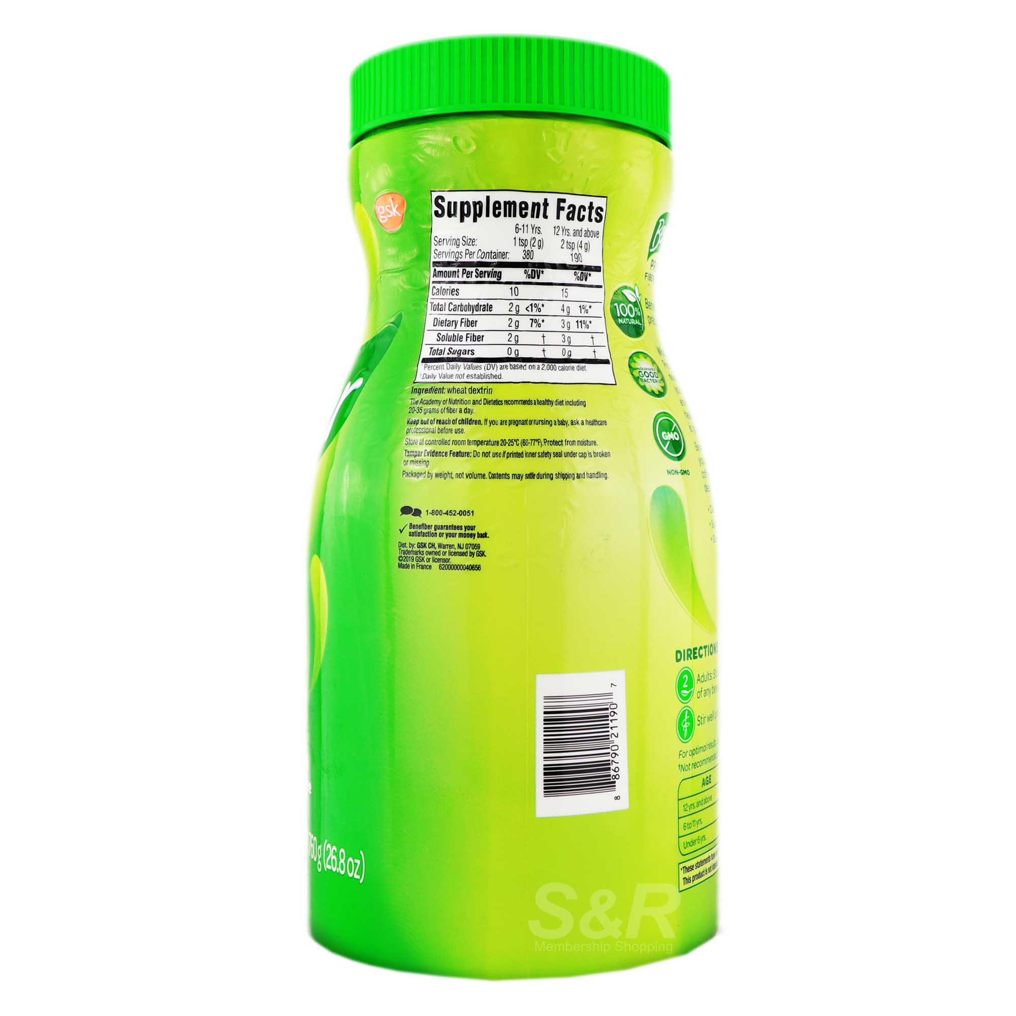 Benefiber Prebiotic Fiber Supplement