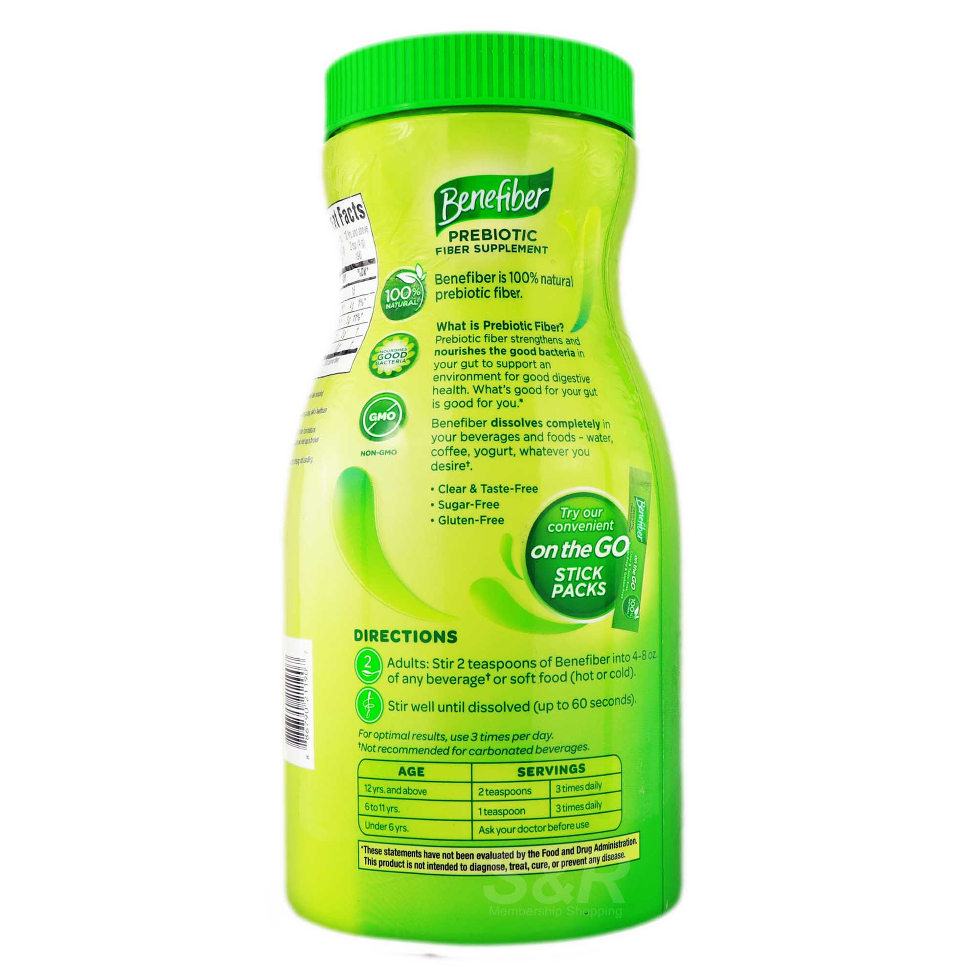Benefiber Prebiotic Fiber Supplement 760g