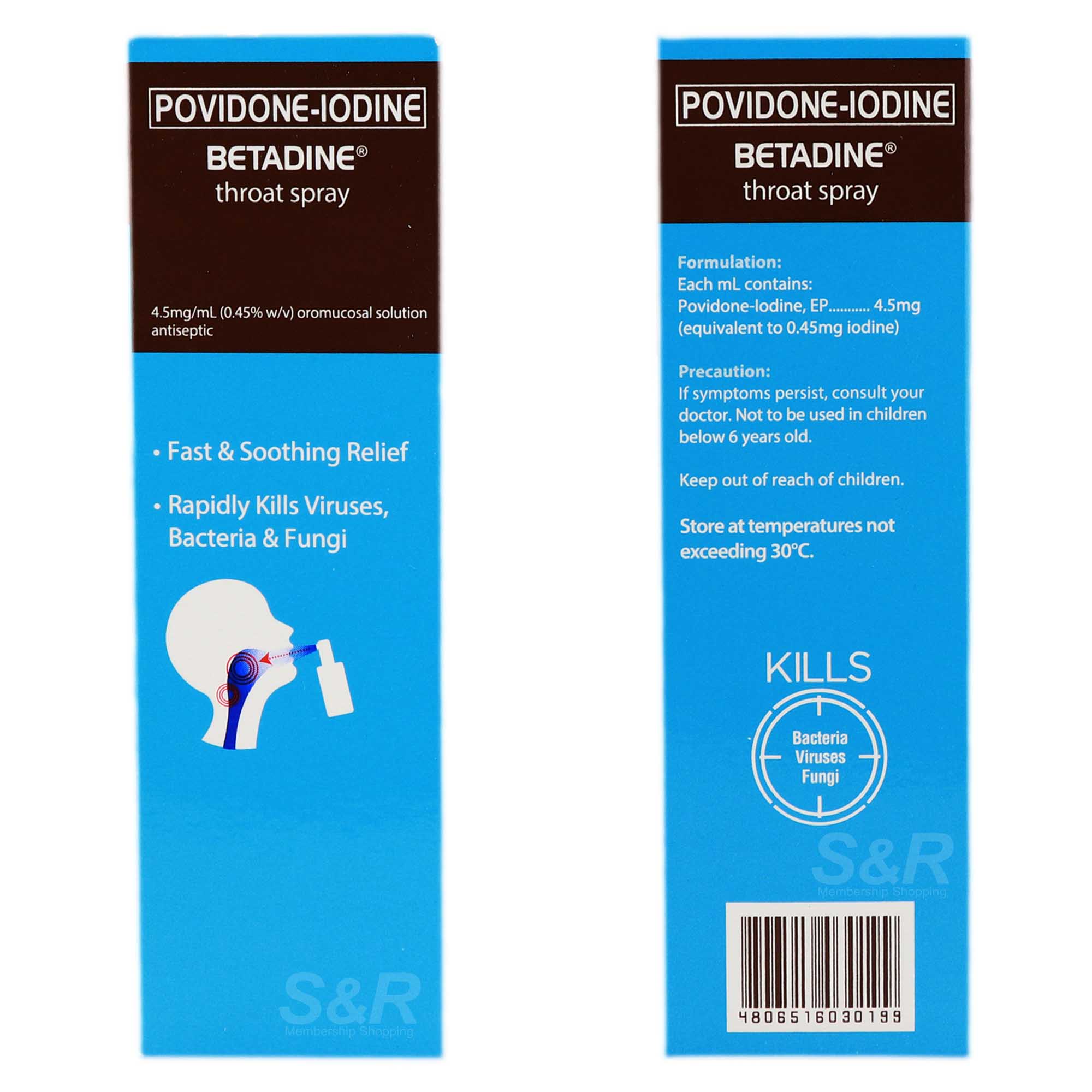 Betadine Sore Throat Spray 50mL