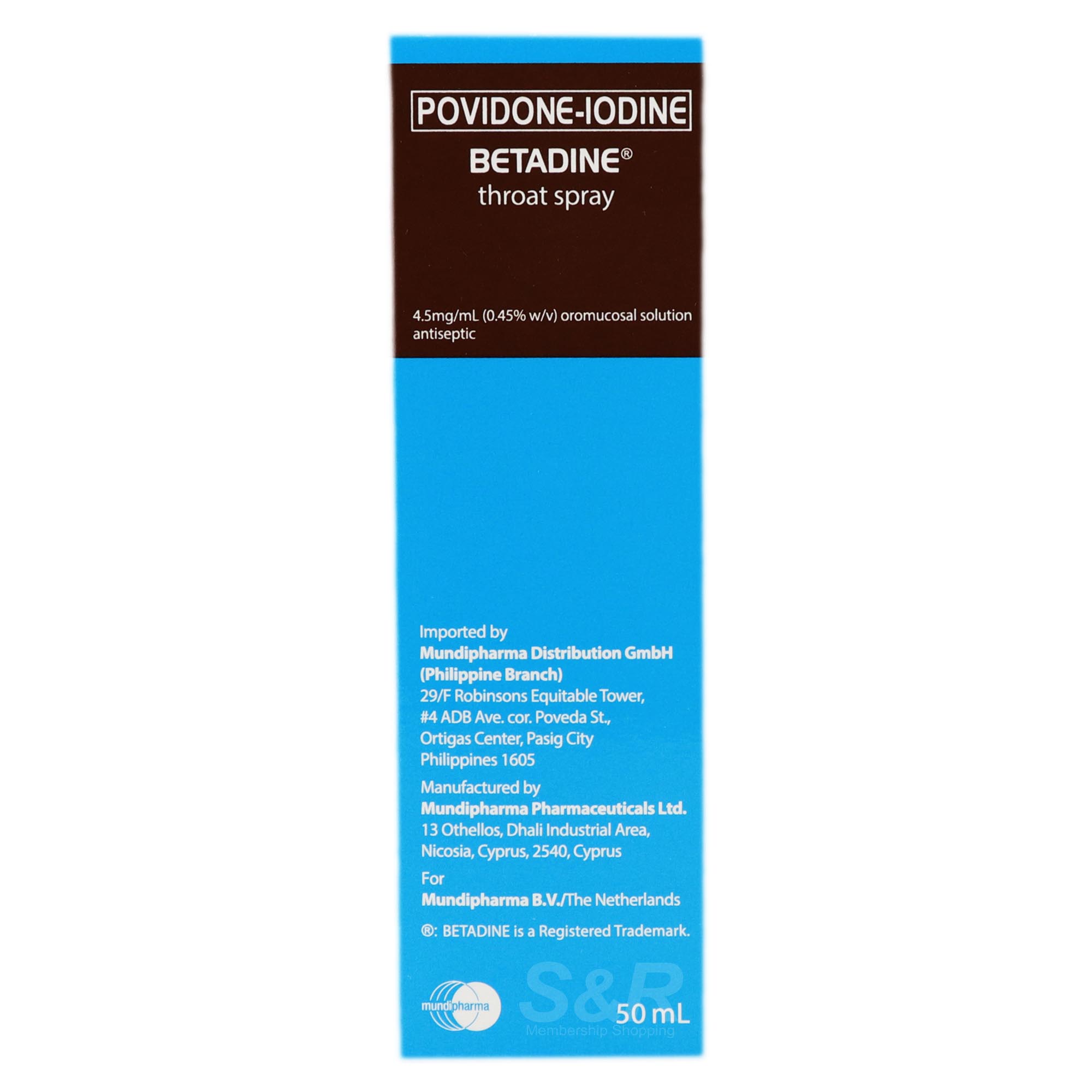 Betadine Sore Throat Spray