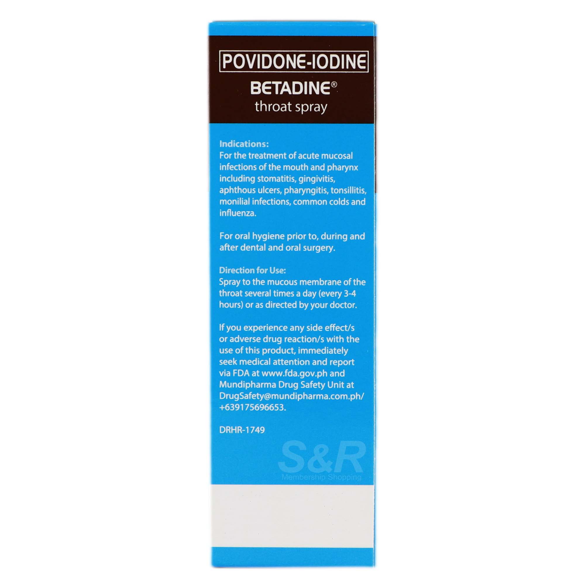 Betadine Sore Throat Spray