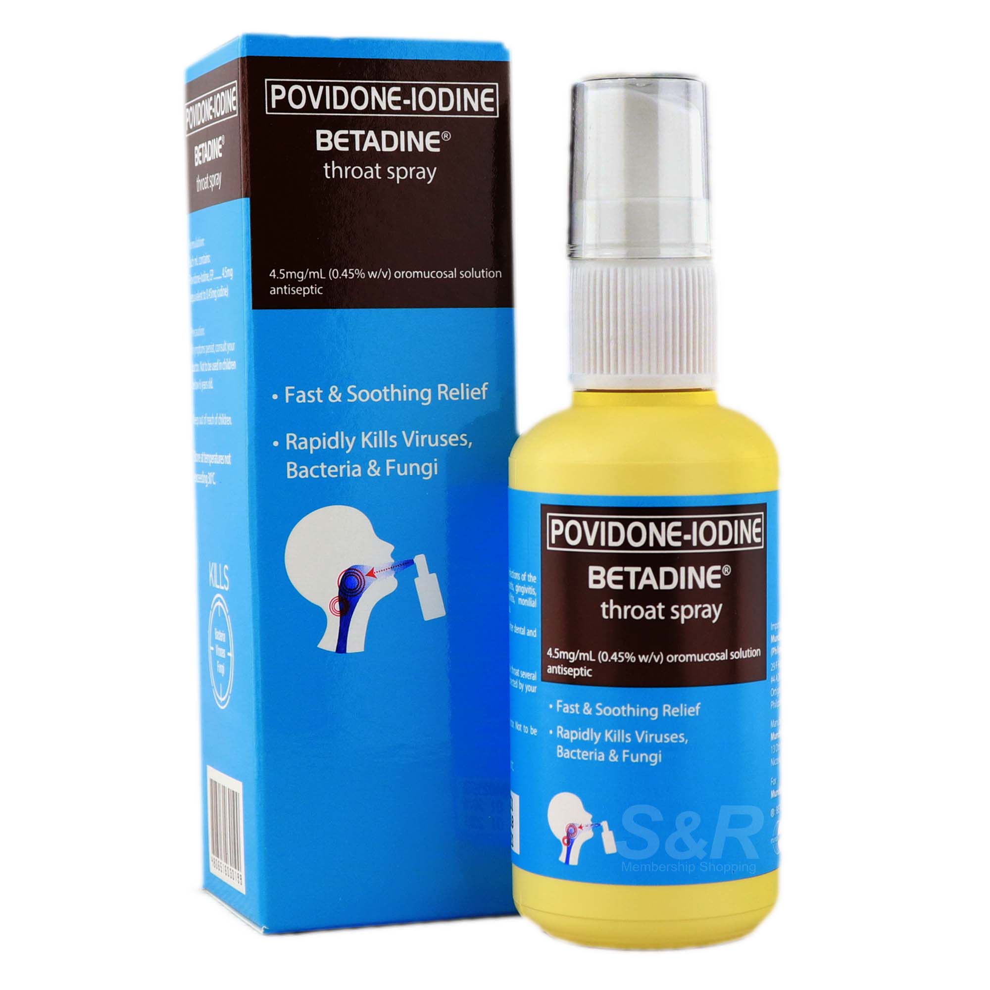 Betadine Sore Throat Spray 50mL