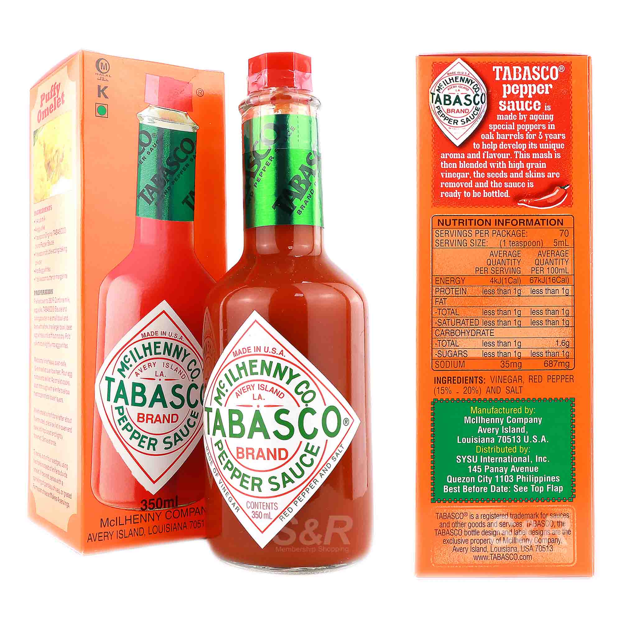 McIlhenny Co. Tabasco Pepper Sauce