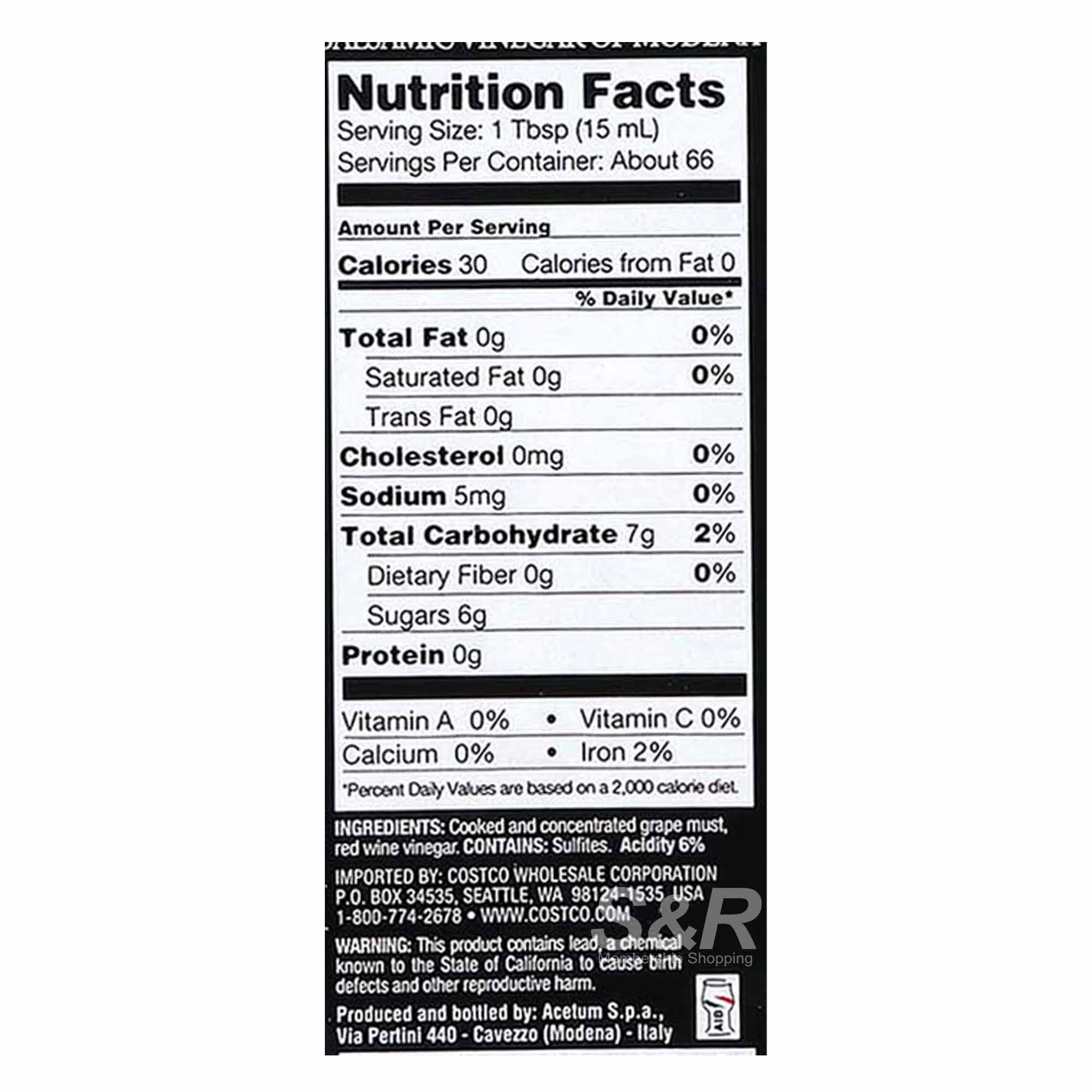 Kirkland Signature Balsamic Vinegar of Modena 1L