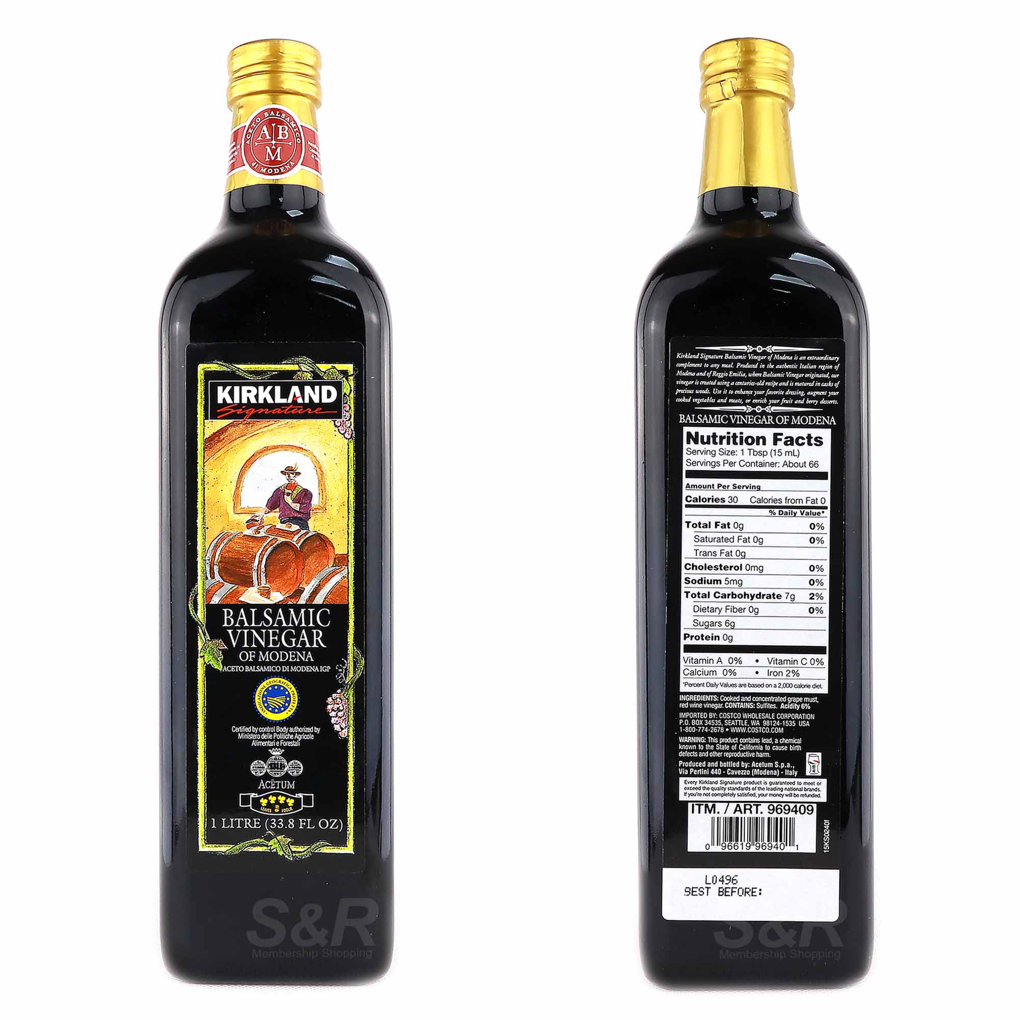Kirkland Signature Balsamic Vinegar of Modena 1L