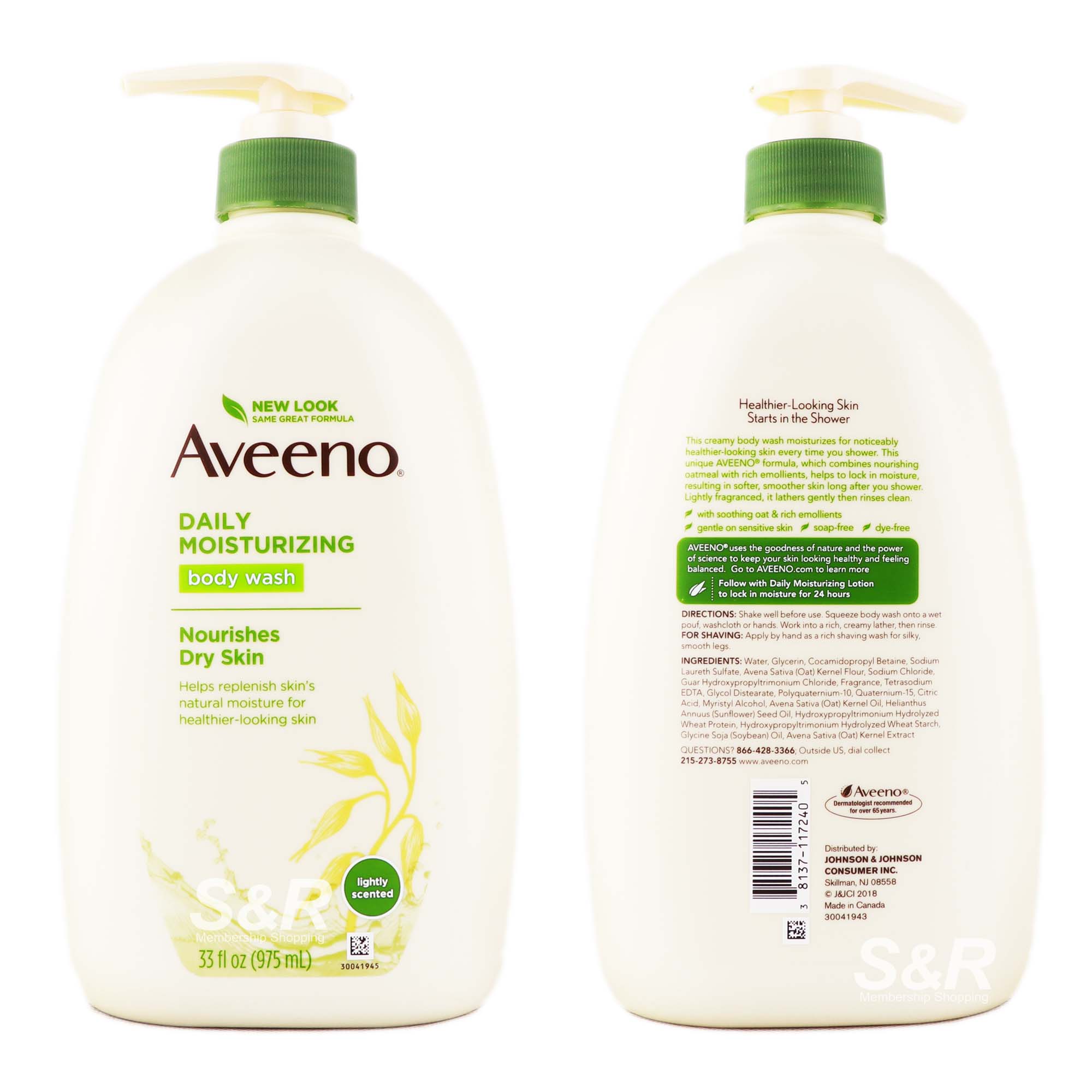Aveeno Daily Moisturizing Body Wash 975mL