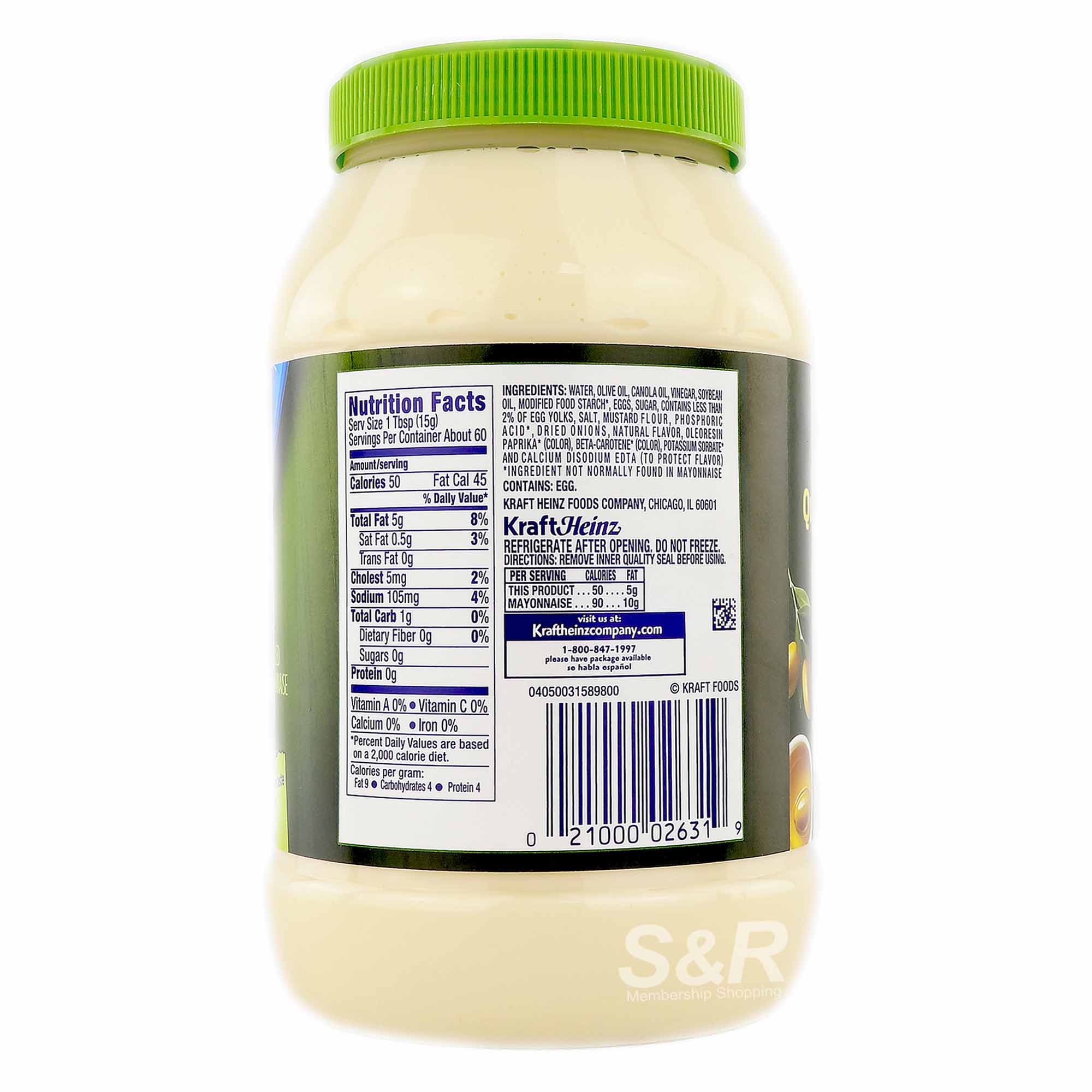 Kraft Olive Oil Mayonnaise