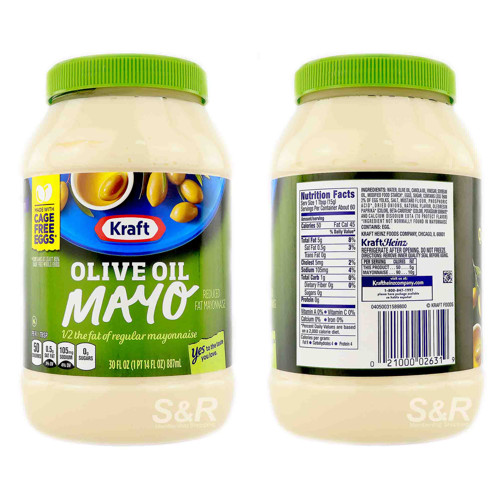 Kraft Olive Oil Mayonnaise 887ml