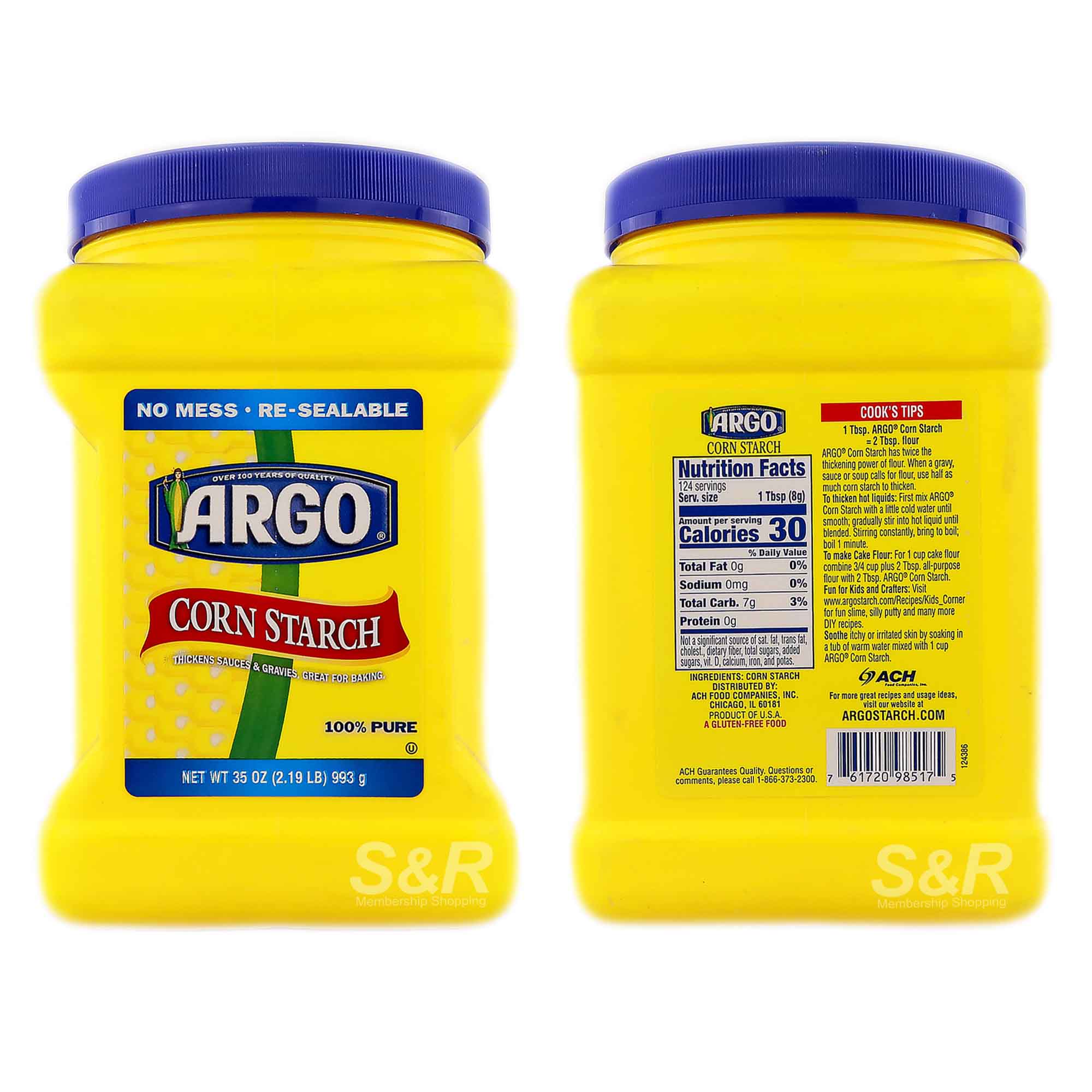 Argo 100 Pure Corn Starch 993g