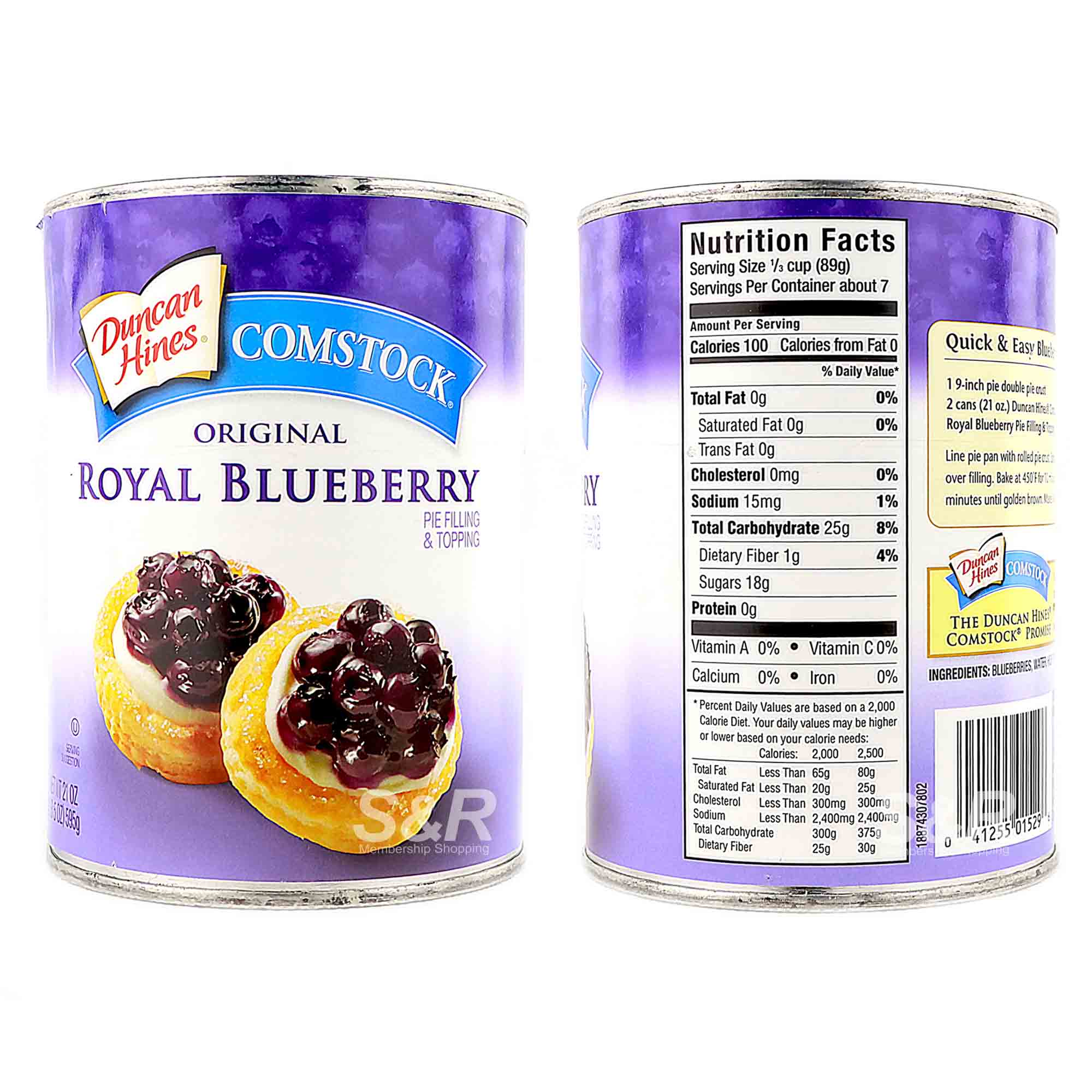 Duncan Hines Original Royal Blueberry