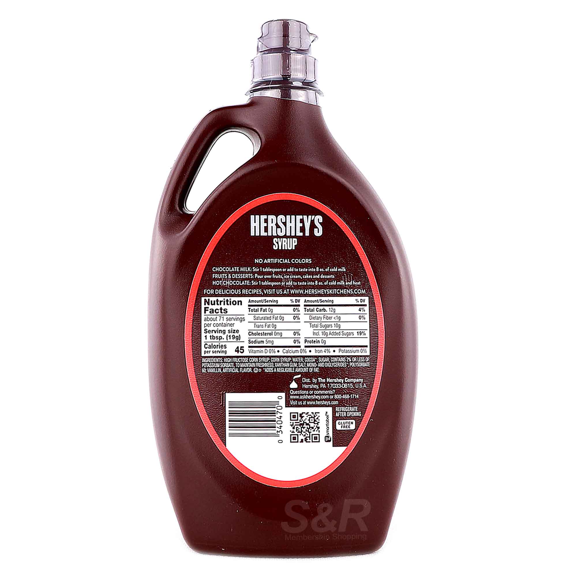 Hershey's Chocolate Syrup 1.36kg