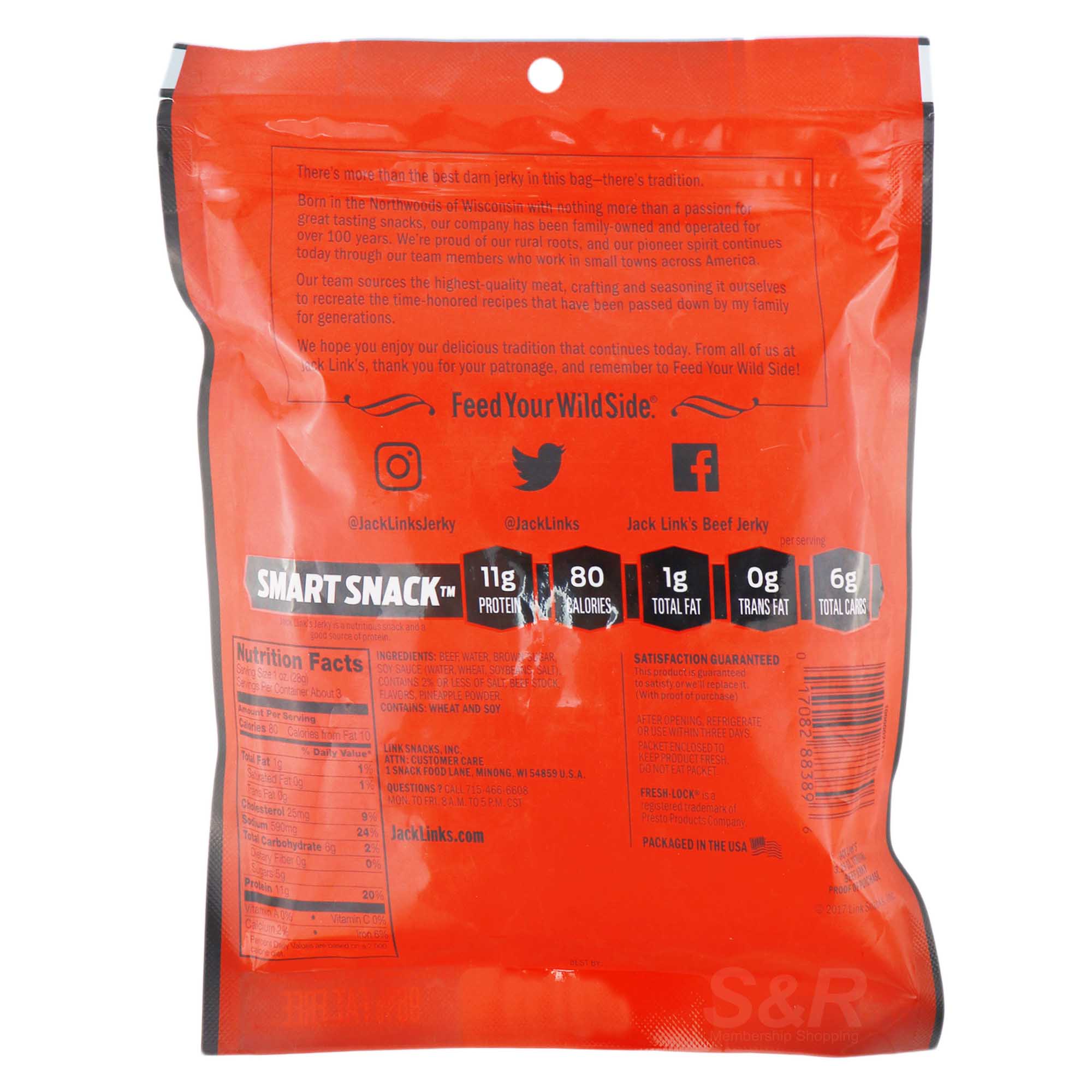 Jack Link's Teriyaki Beef Jerky 92g